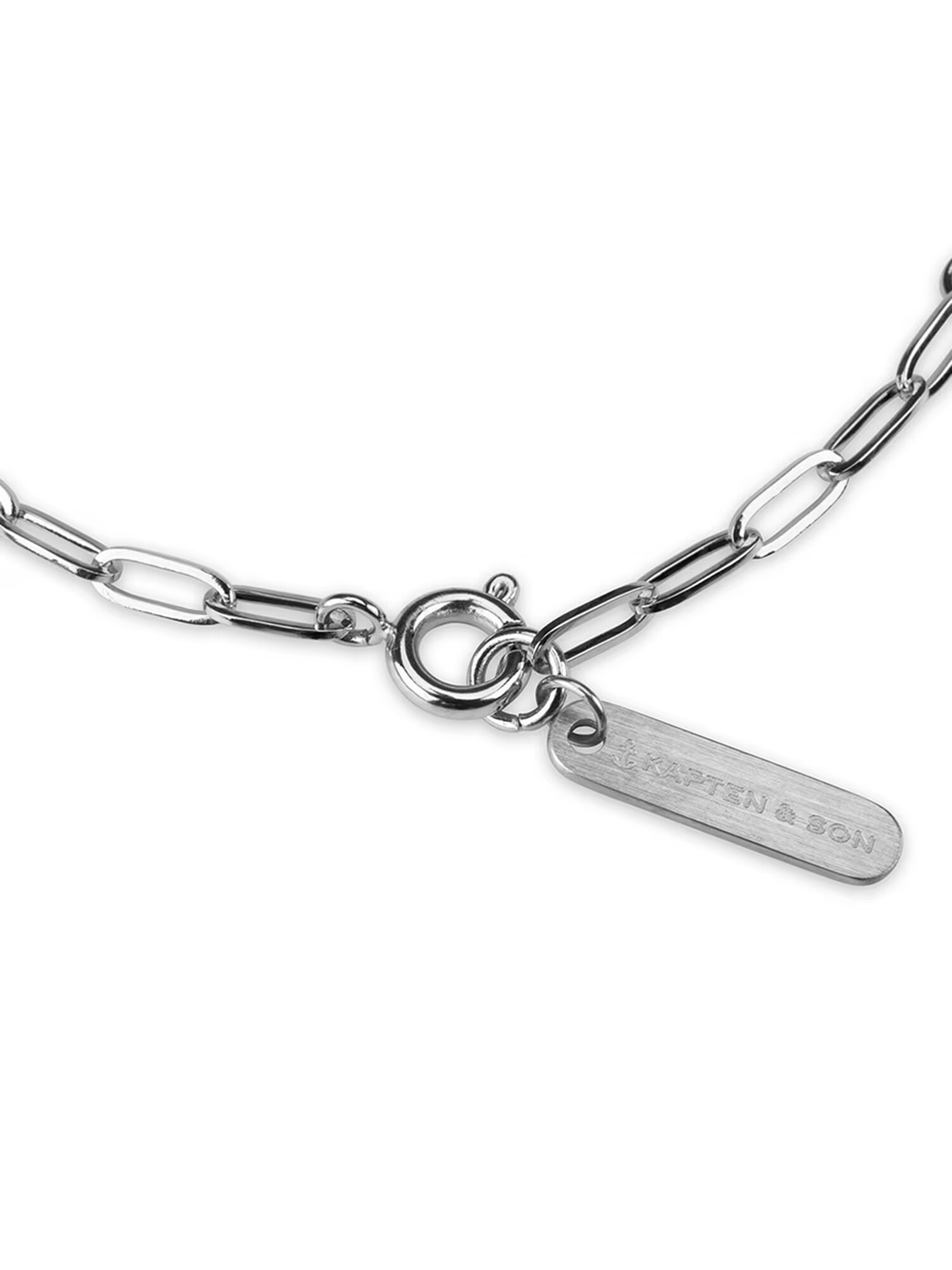 Kapten & Son Lanțuri 'Necklace Lock Silver' argintiu - Pled.ro