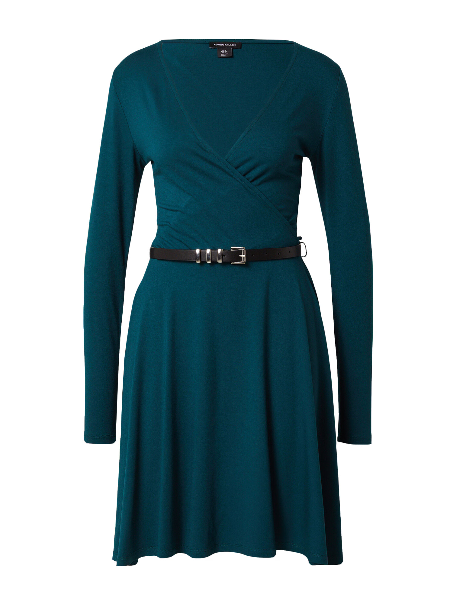 Karen Millen Rochie verde petrol - Pled.ro