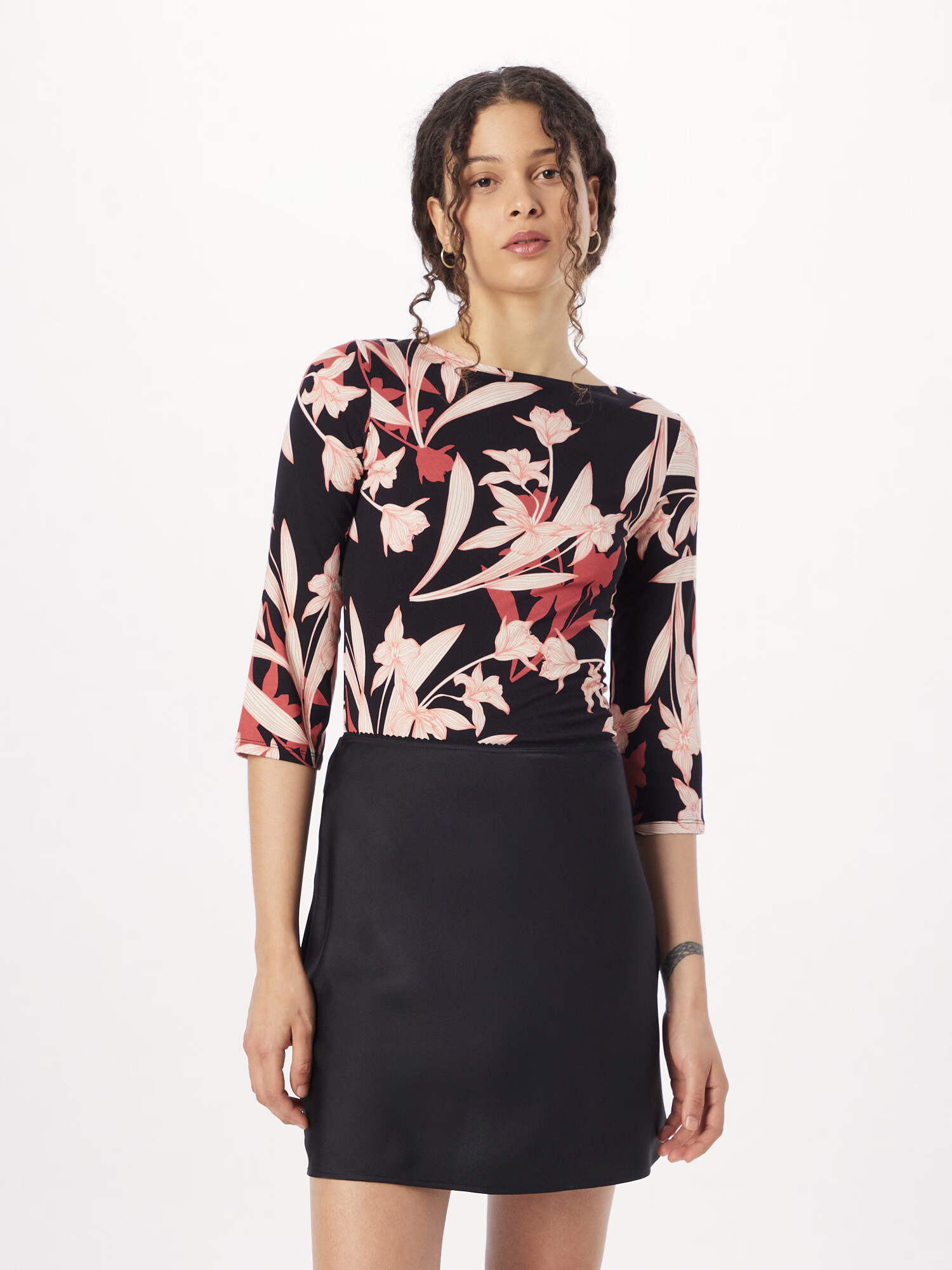 Karen Millen Tricou roz / roșu / negru / alb - Pled.ro