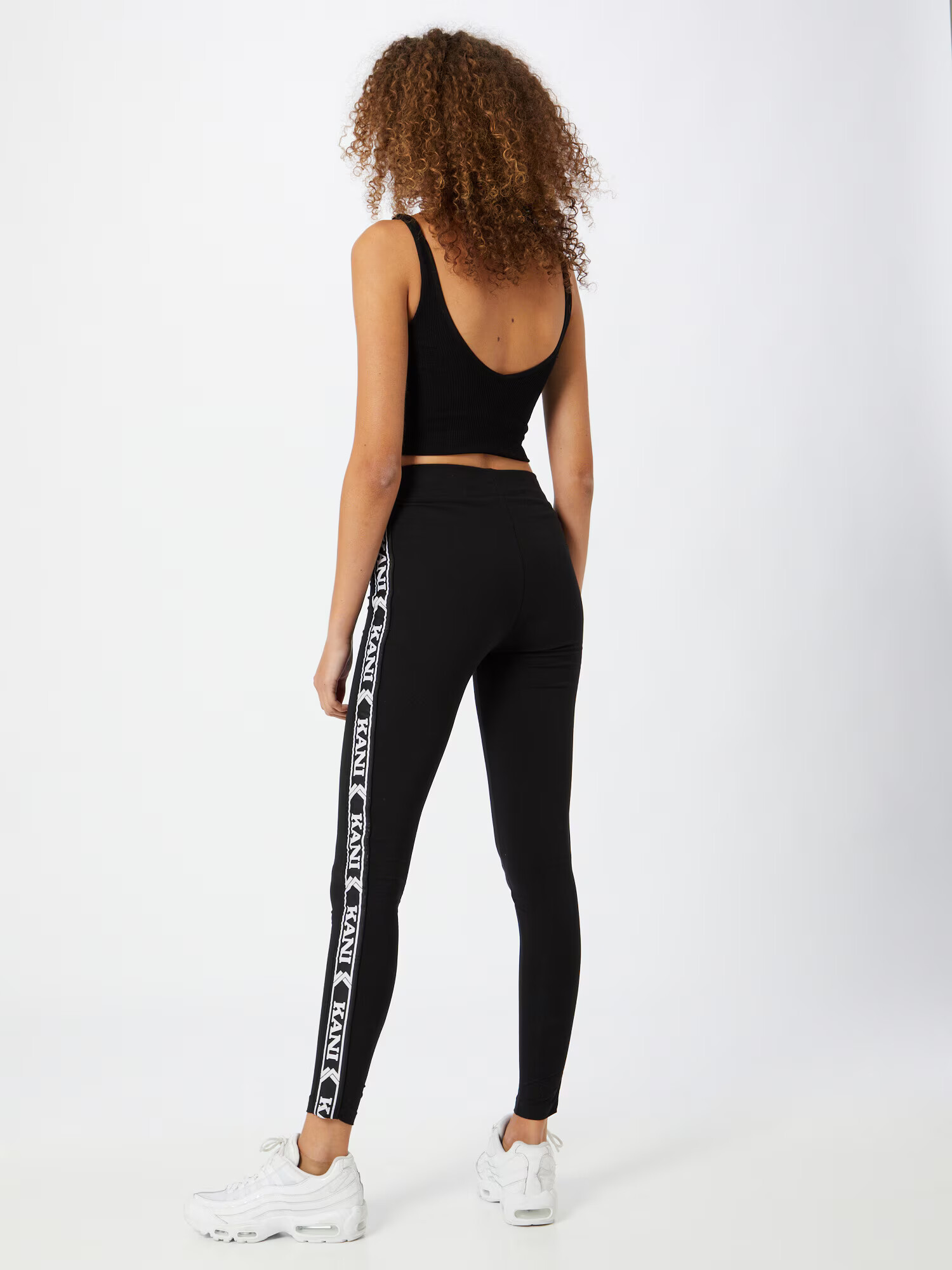 Karl Kani Leggings negru / alb - Pled.ro