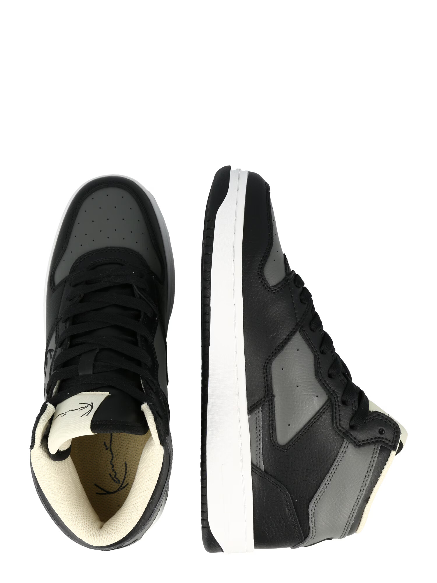 Karl Kani Sneaker înalt bej deschis / gri / negru - Pled.ro