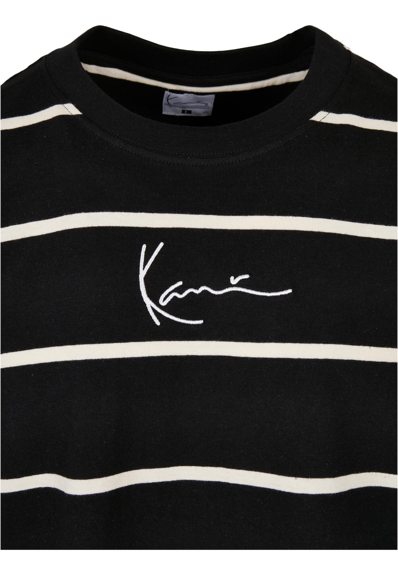 Karl Kani Tricou negru / alb - Pled.ro