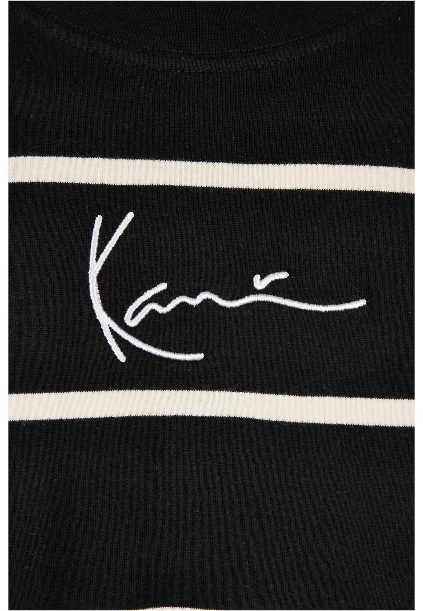 Karl Kani Tricou negru / alb - Pled.ro