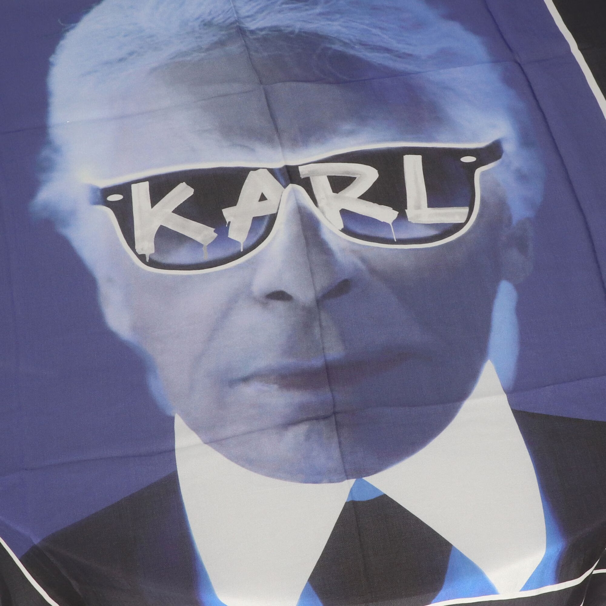 Karl Lagerfeld Batistă 'Archive' albastru / negru / alb - Pled.ro