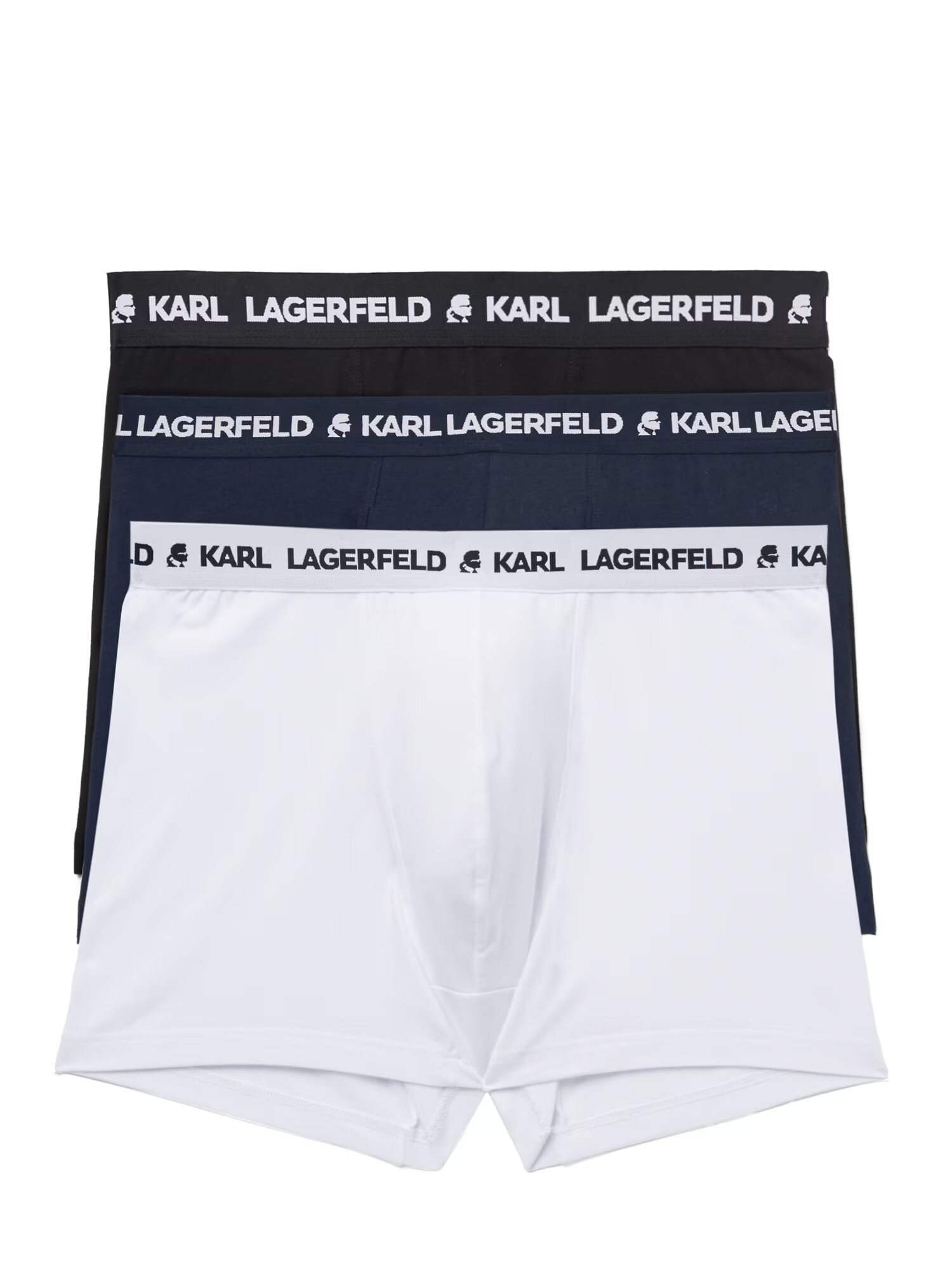 Karl Lagerfeld Boxeri albastru noapte / negru / alb - Pled.ro