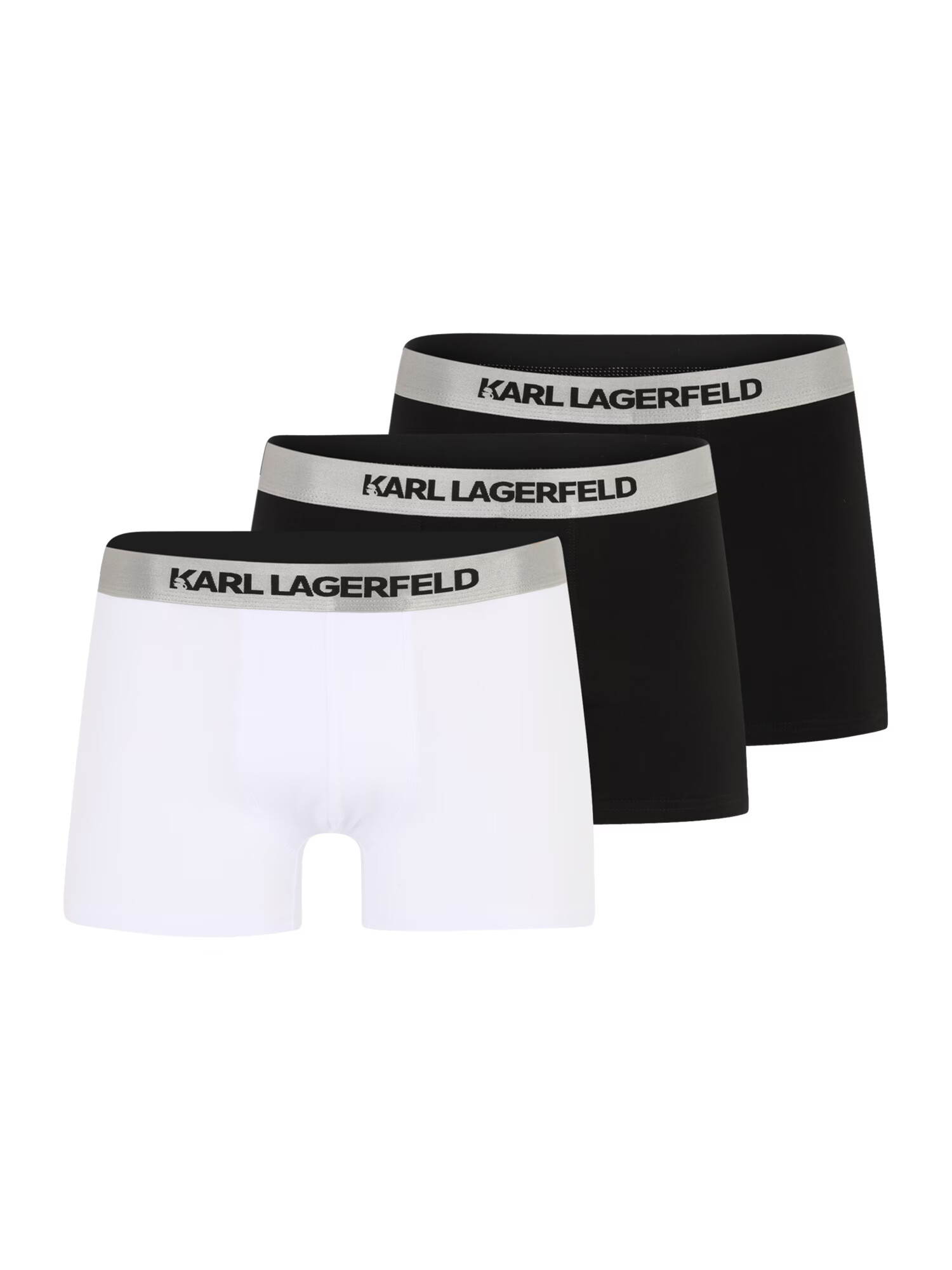 Karl Lagerfeld Boxeri gri / negru / alb - Pled.ro