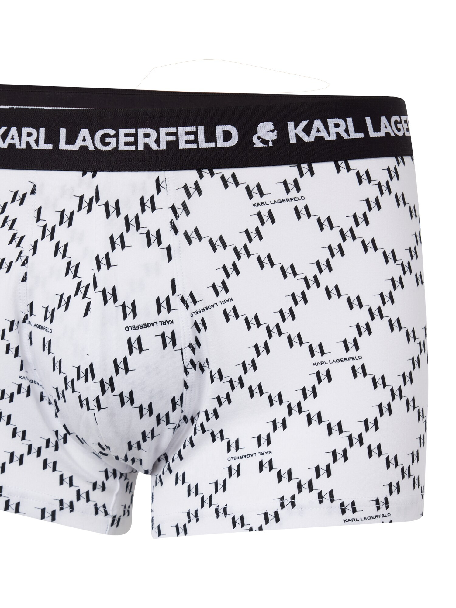 Karl Lagerfeld Boxeri negru / alb - Pled.ro