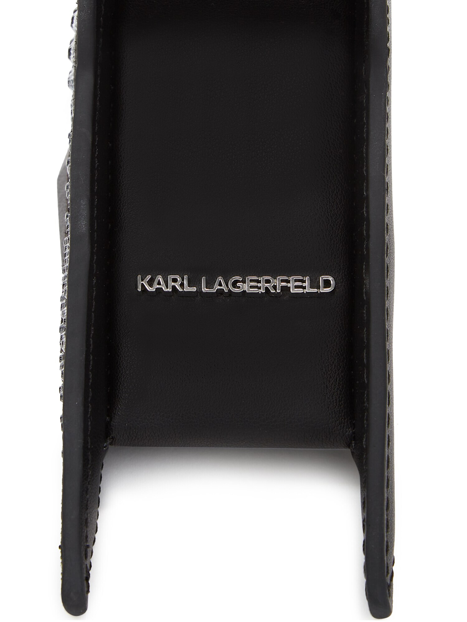 Karl Lagerfeld Clutch ' Guitar ' negru / argintiu - Pled.ro