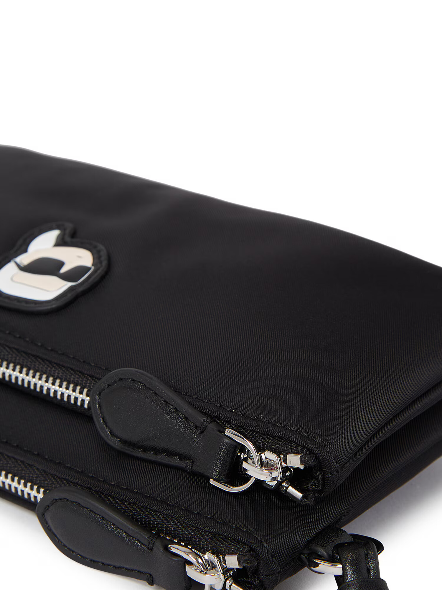 Karl Lagerfeld Clutch negru / argintiu - Pled.ro