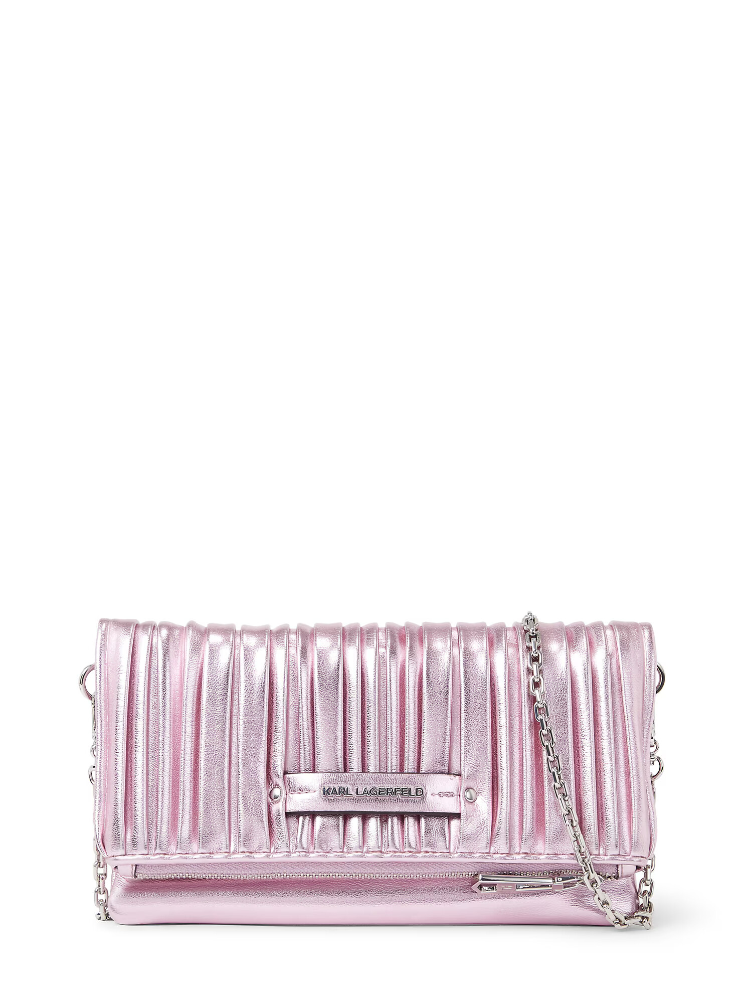 Karl Lagerfeld Clutch roz deschis - Pled.ro