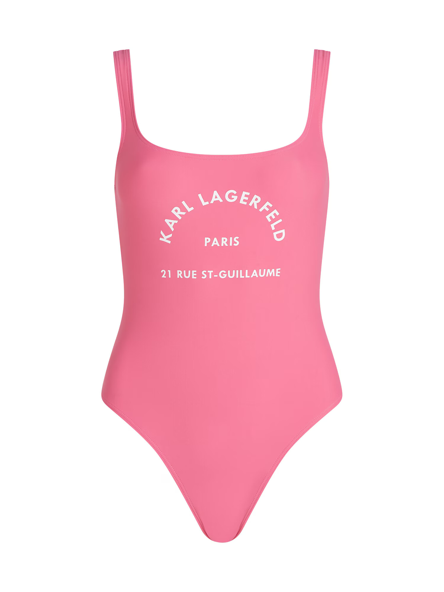 Karl Lagerfeld Costum de baie întreg roz deschis / negru / alb - Pled.ro