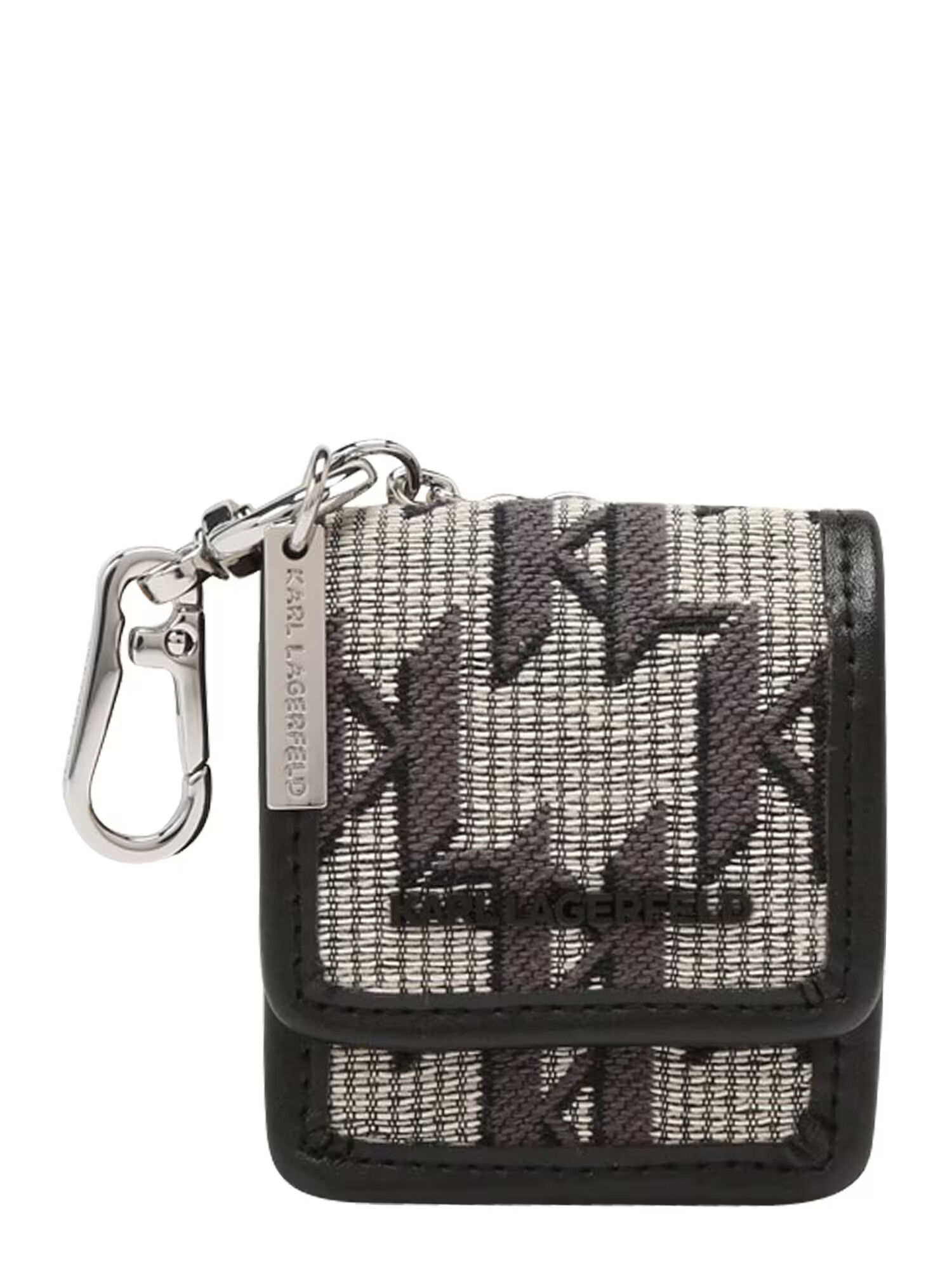 Karl Lagerfeld Etui crem / gri metalic / negru - Pled.ro