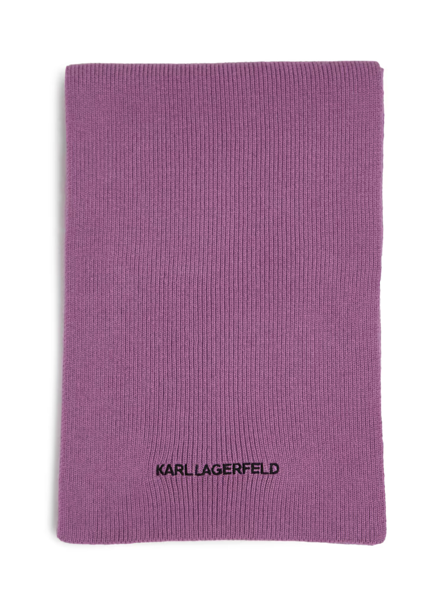 Karl Lagerfeld Fular 'Essential' mauve / negru - Pled.ro