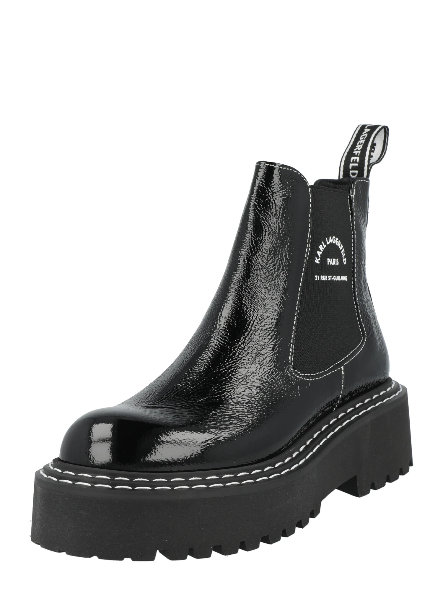 Karl Lagerfeld Ghete chelsea 'PATROL II' negru - Pled.ro