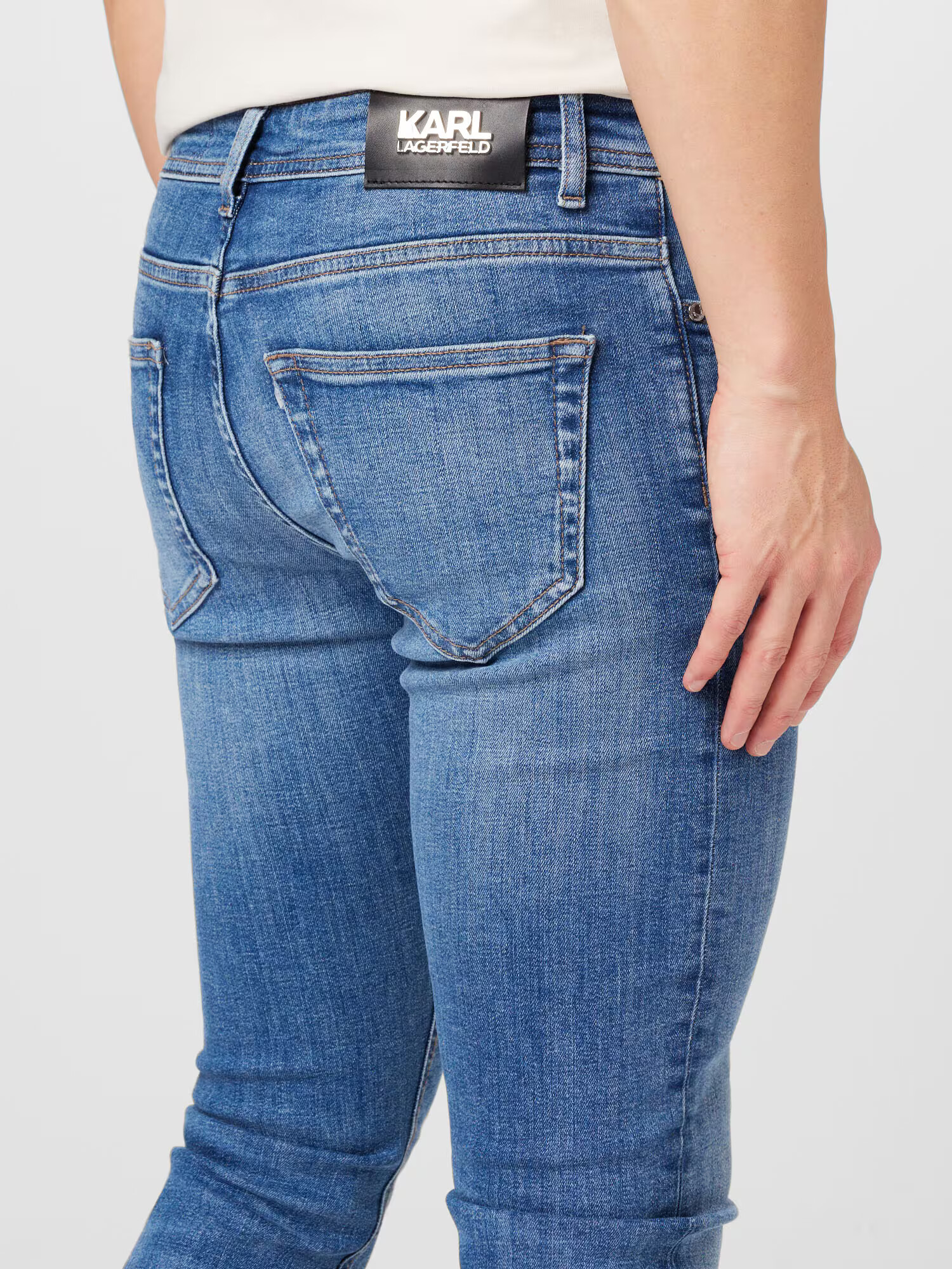 Karl Lagerfeld Jeans albastru denim - Pled.ro