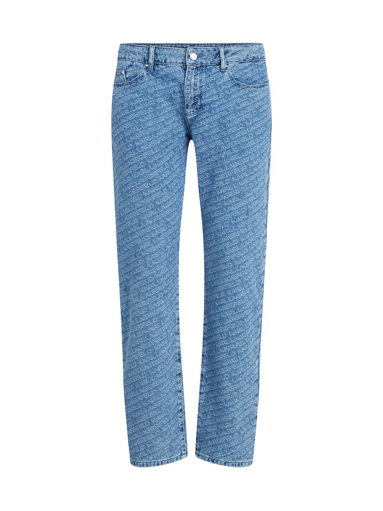 Karl Lagerfeld Jeans albastru denim / alb - Pled.ro