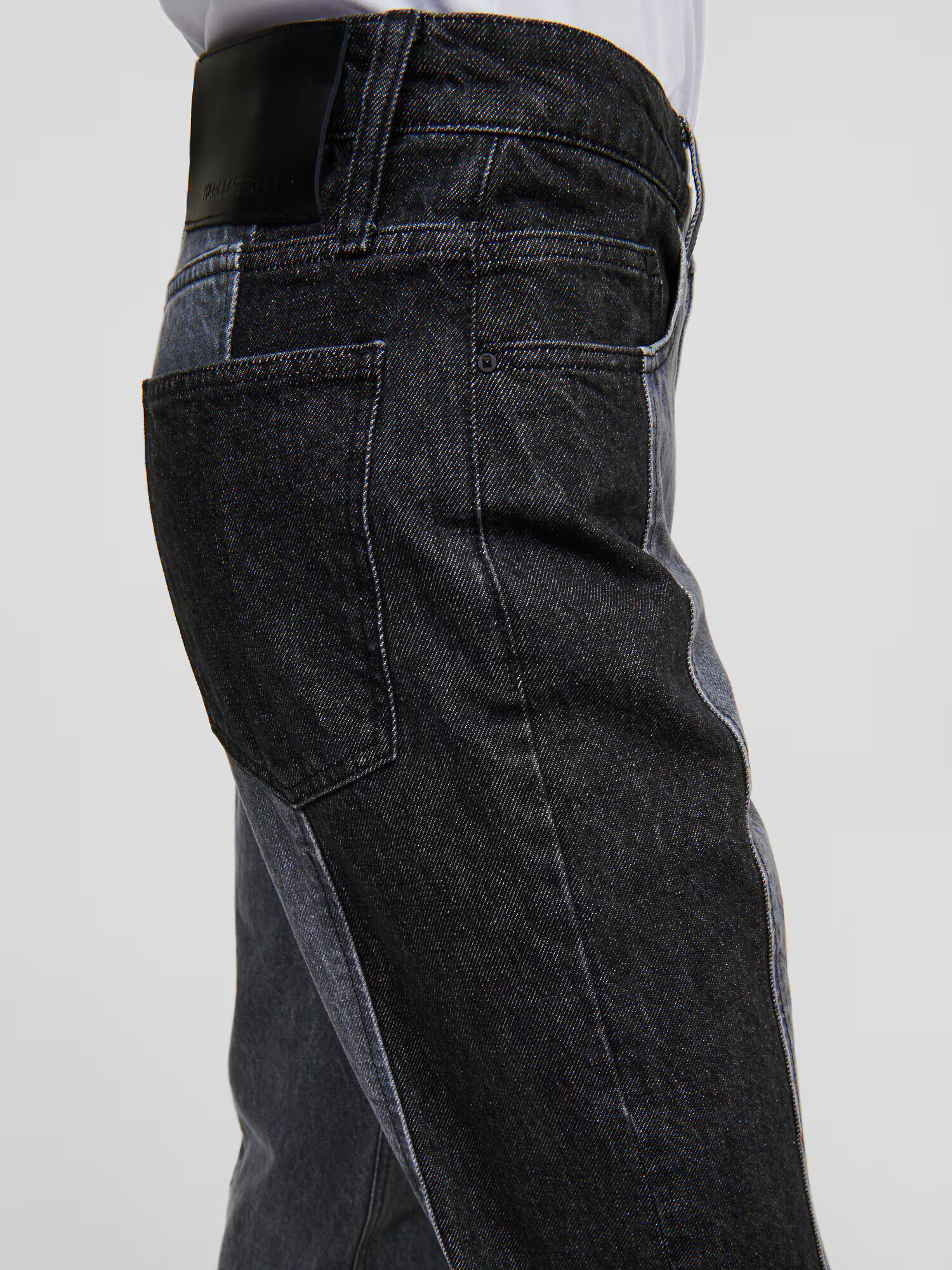 Karl Lagerfeld Jeans gri denim / negru - Pled.ro