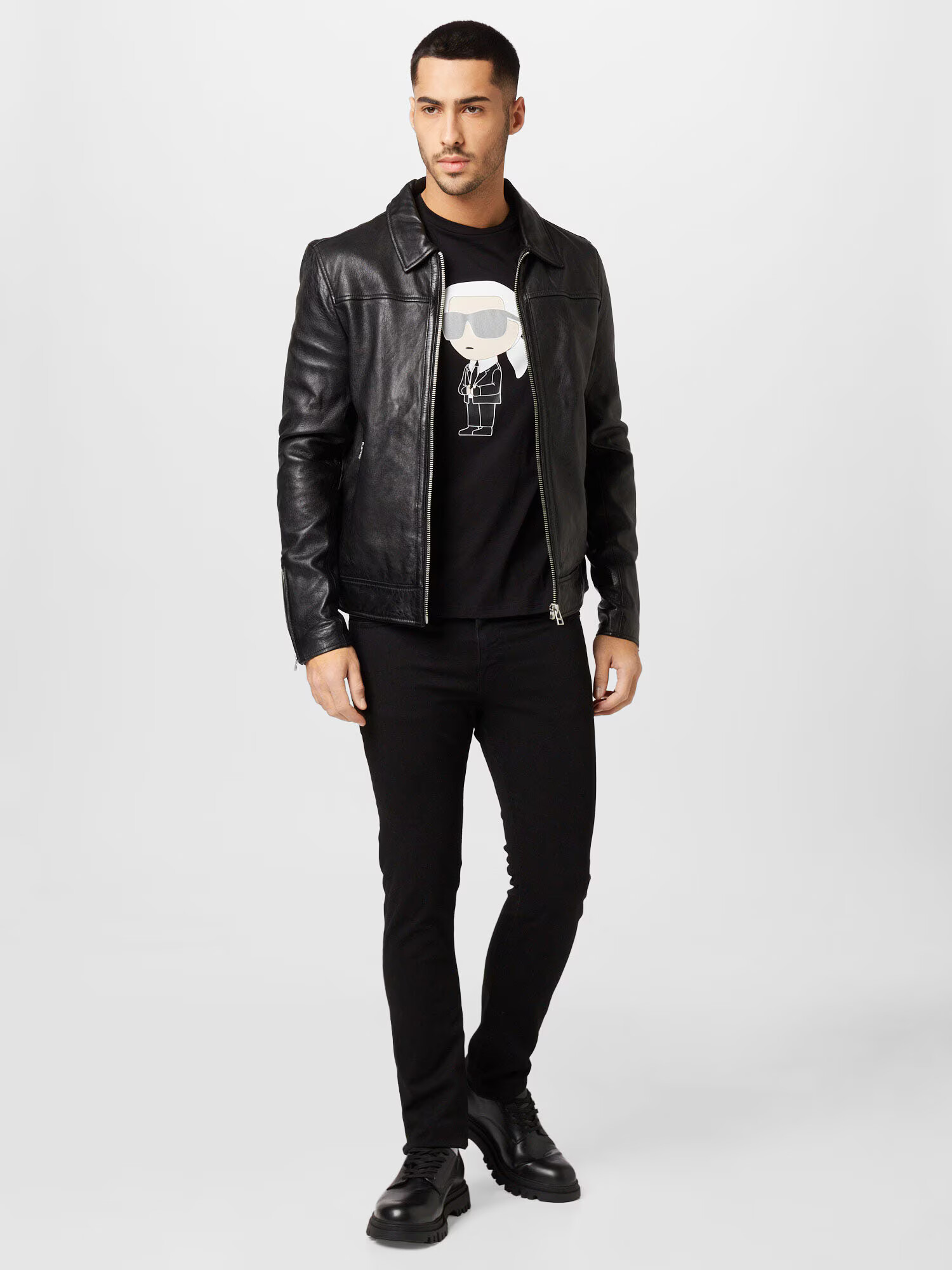 Karl Lagerfeld Jeans negru - Pled.ro