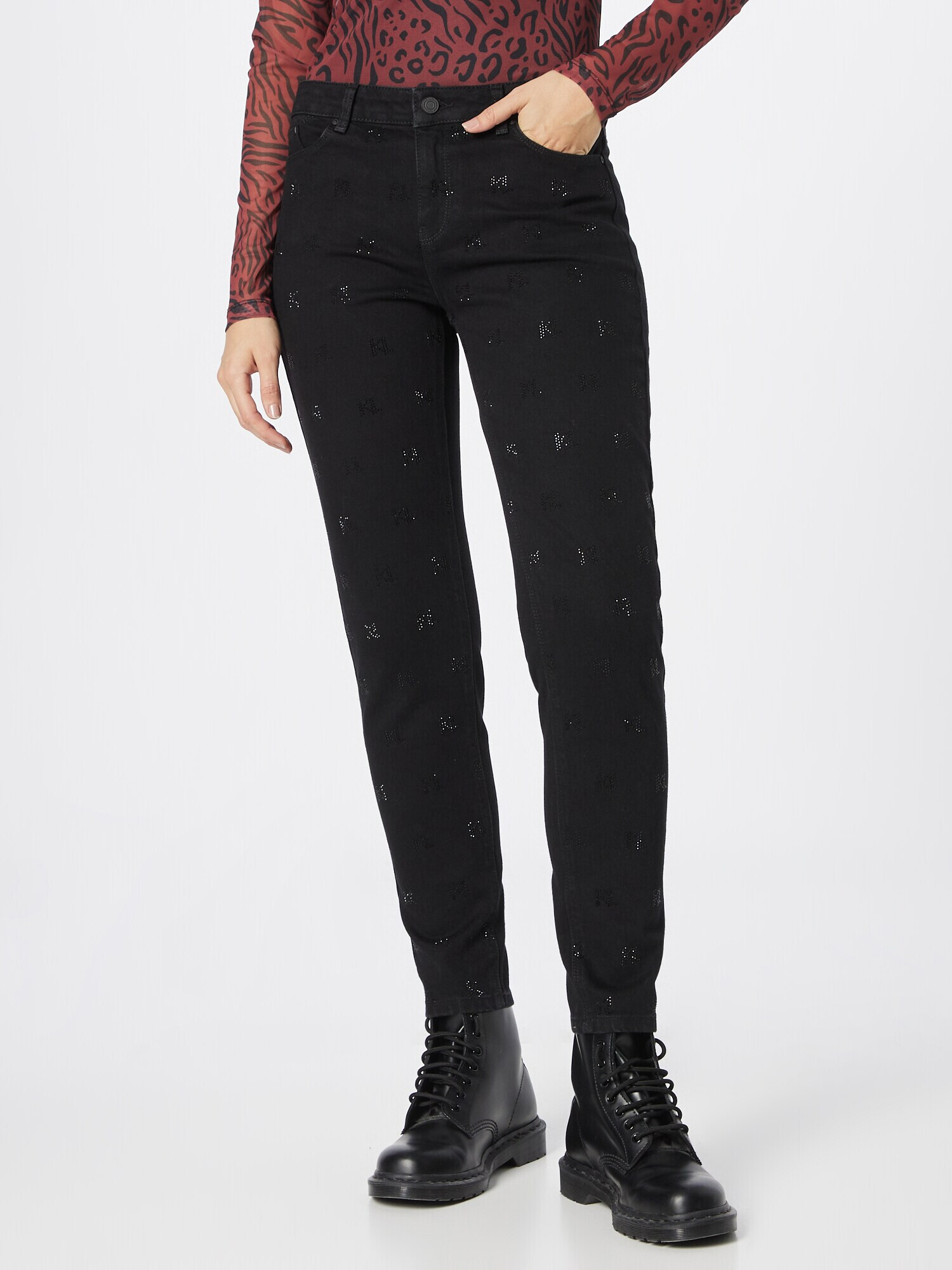 Karl Lagerfeld Jeans negru denim - Pled.ro