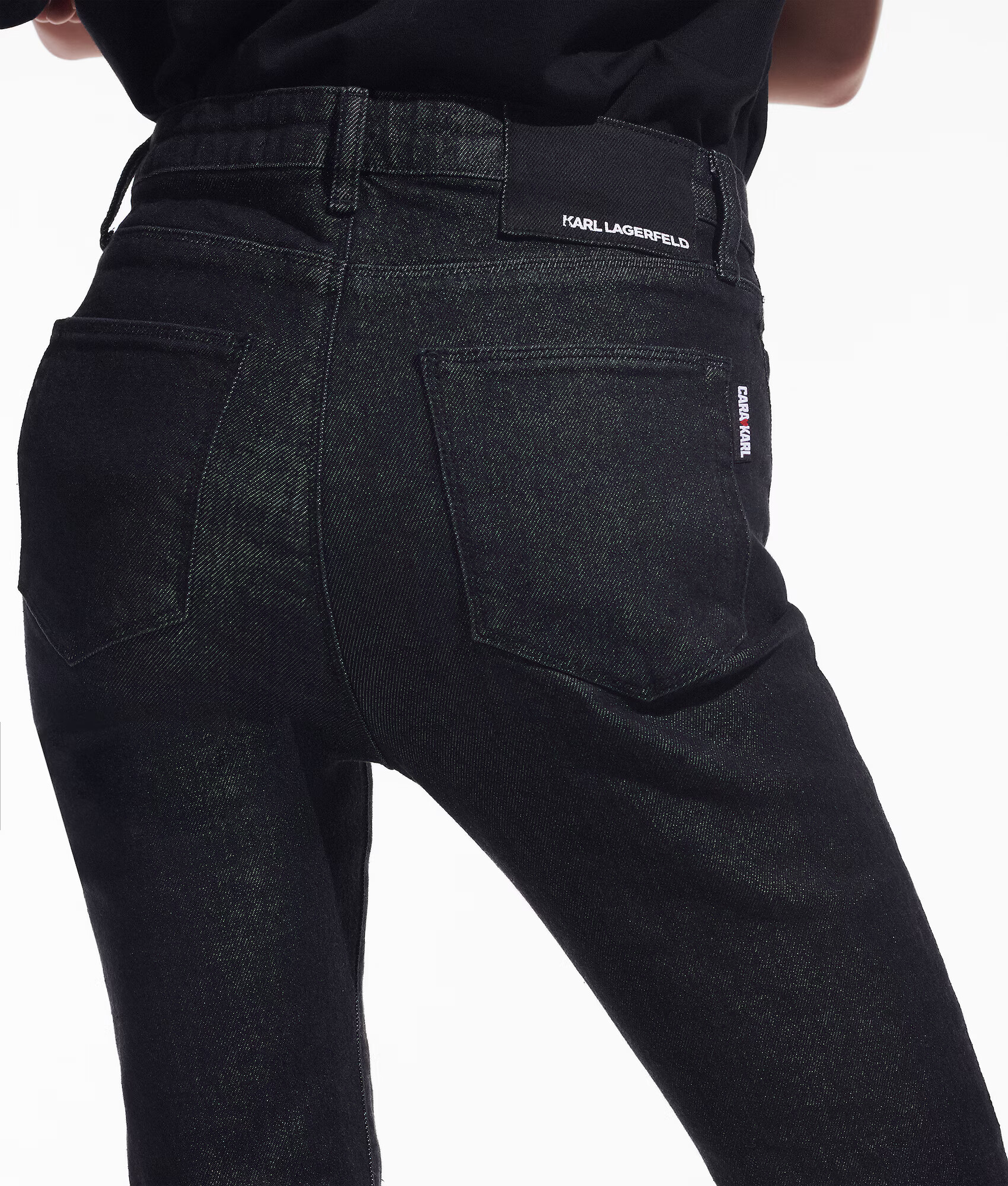 Karl Lagerfeld Jeans negru denim - Pled.ro