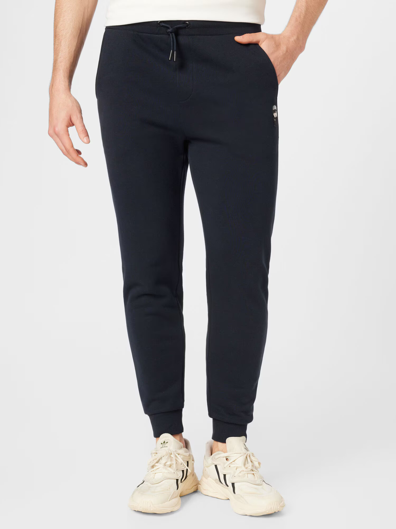 Karl Lagerfeld Pantaloni bleumarin - Pled.ro