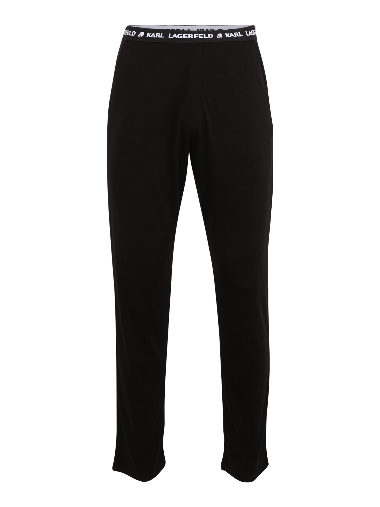 Karl Lagerfeld Pantaloni de pijama negru / alb - Pled.ro