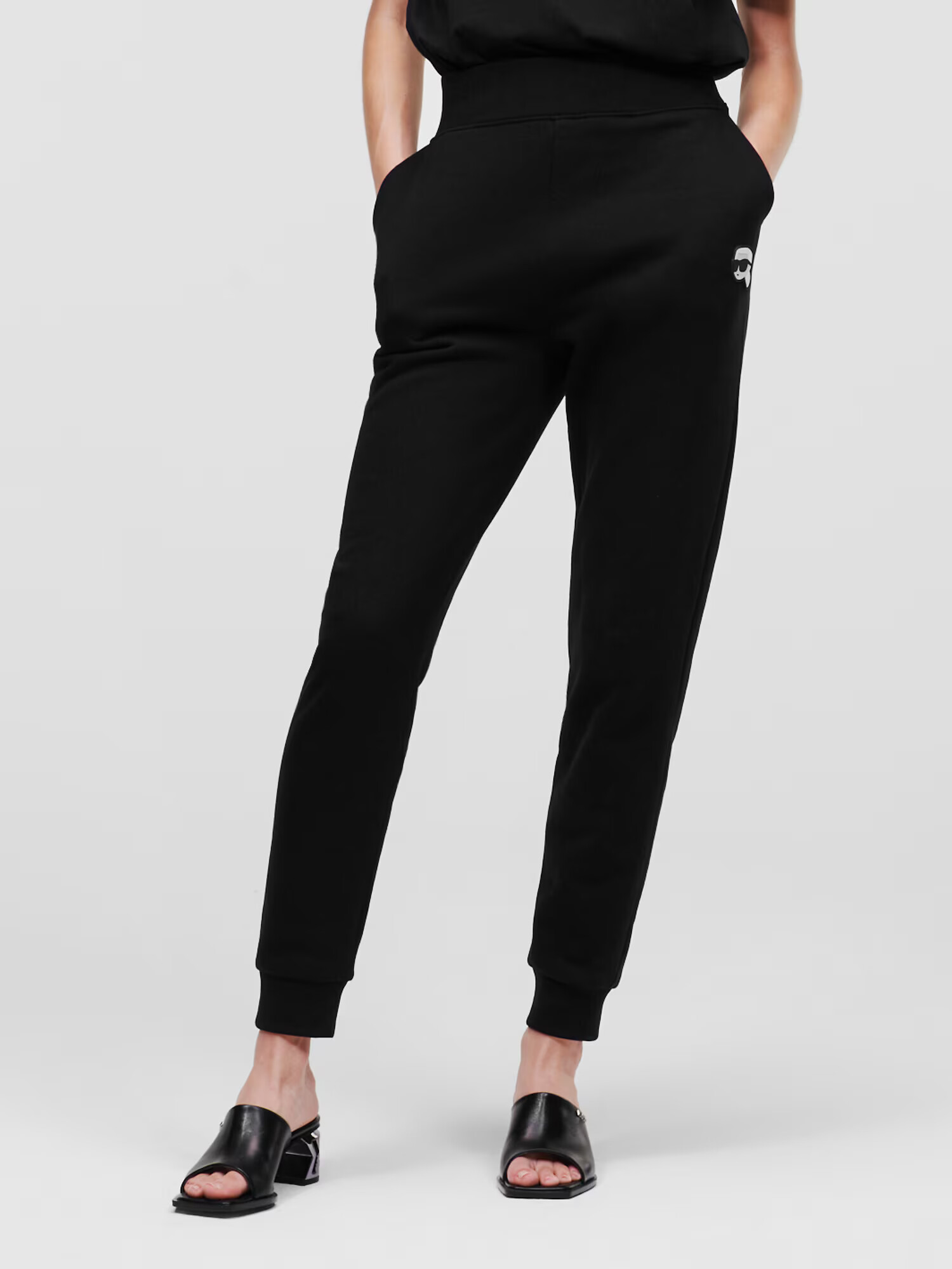 Karl Lagerfeld Pantaloni negru - Pled.ro