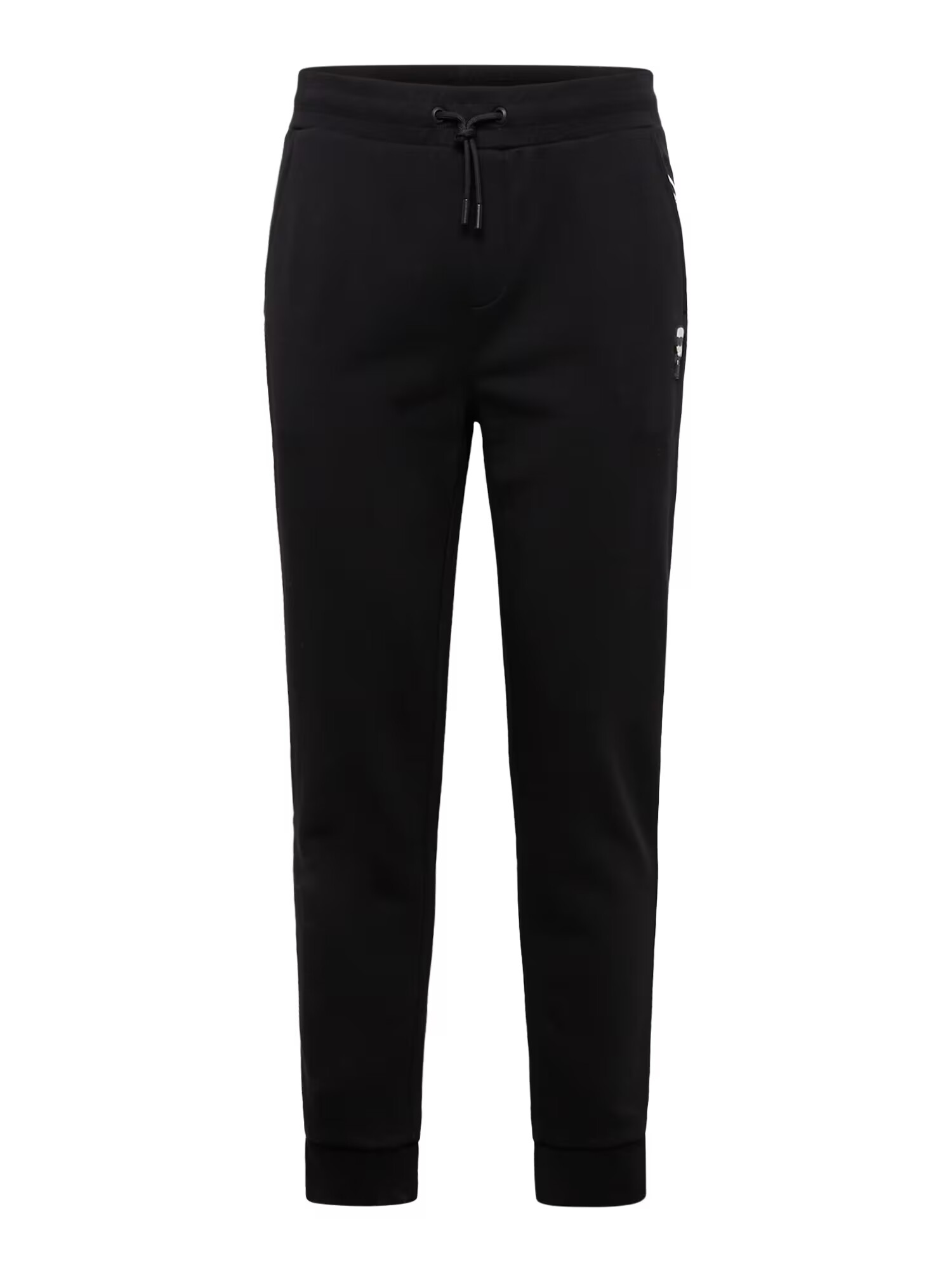 Karl Lagerfeld Pantaloni negru / alb - Pled.ro