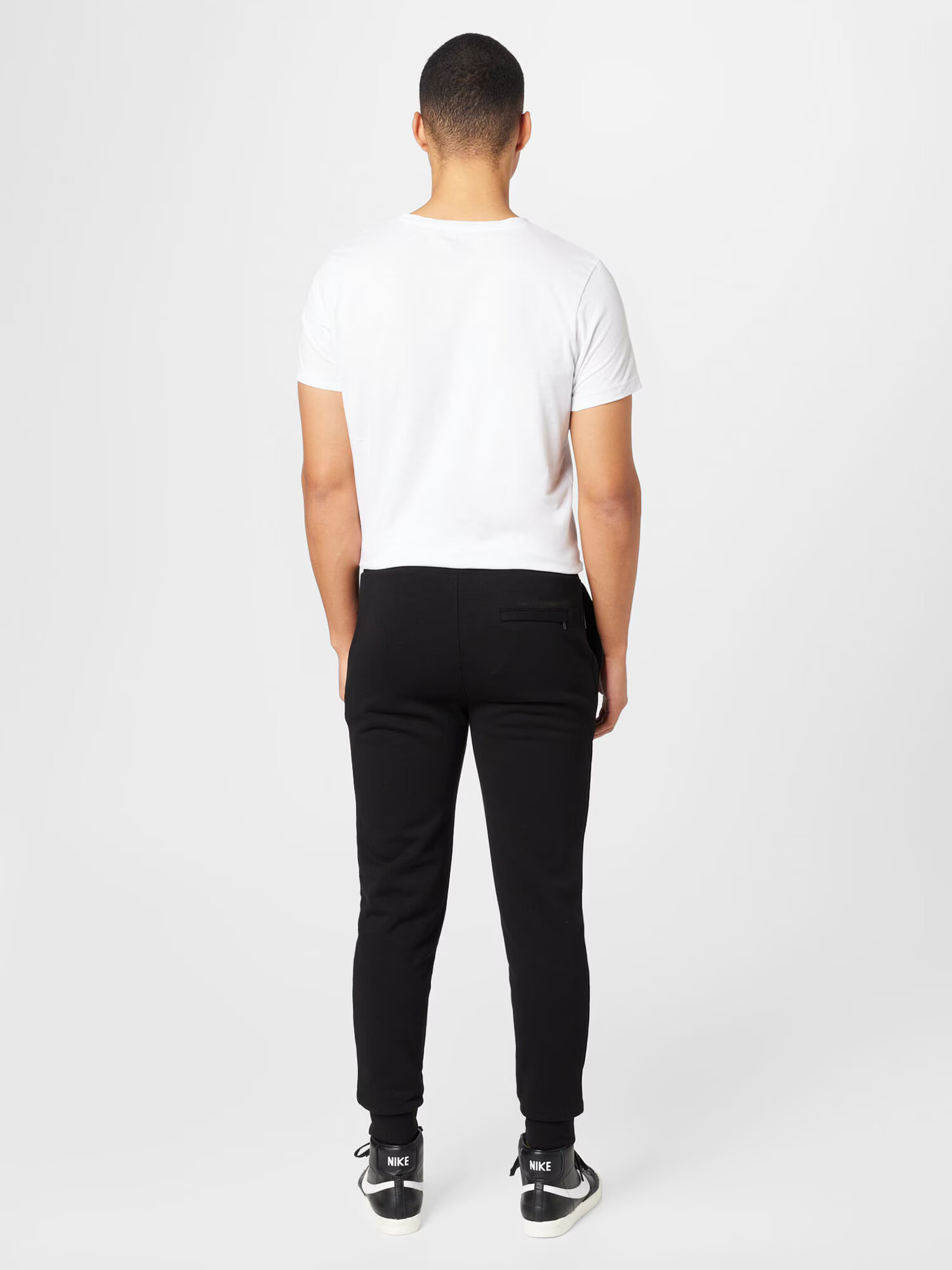 Karl Lagerfeld Pantaloni negru / alb - Pled.ro