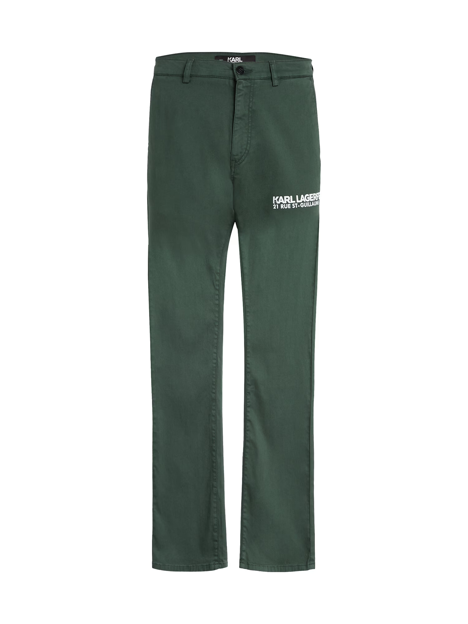 Karl Lagerfeld Pantaloni eleganți verde - Pled.ro