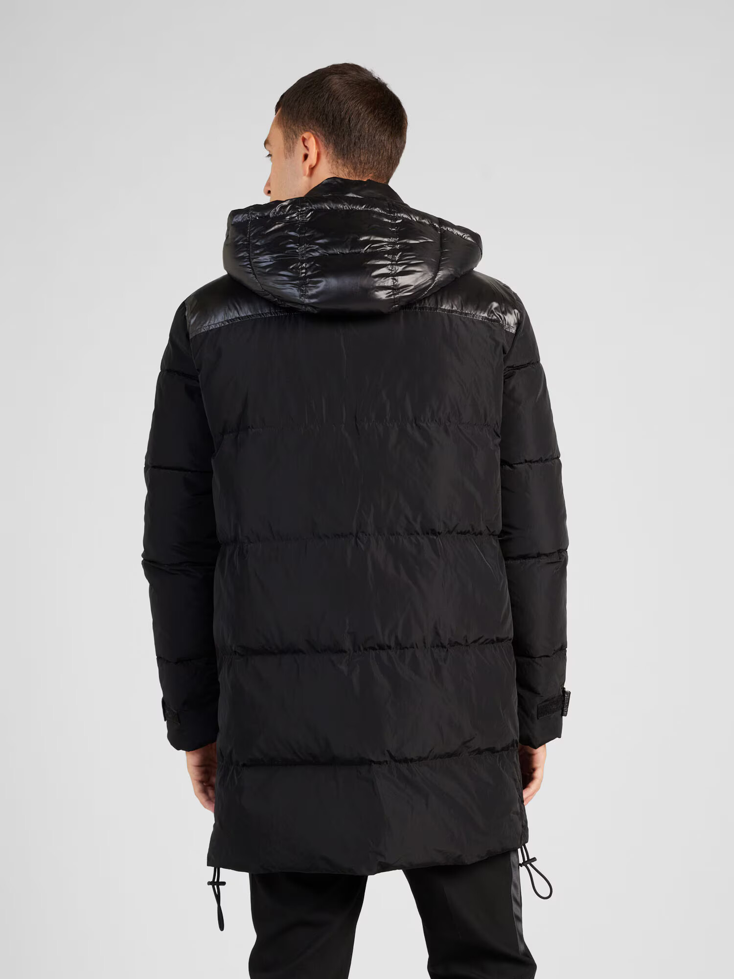 Karl Lagerfeld Parka de iarnă negru - Pled.ro