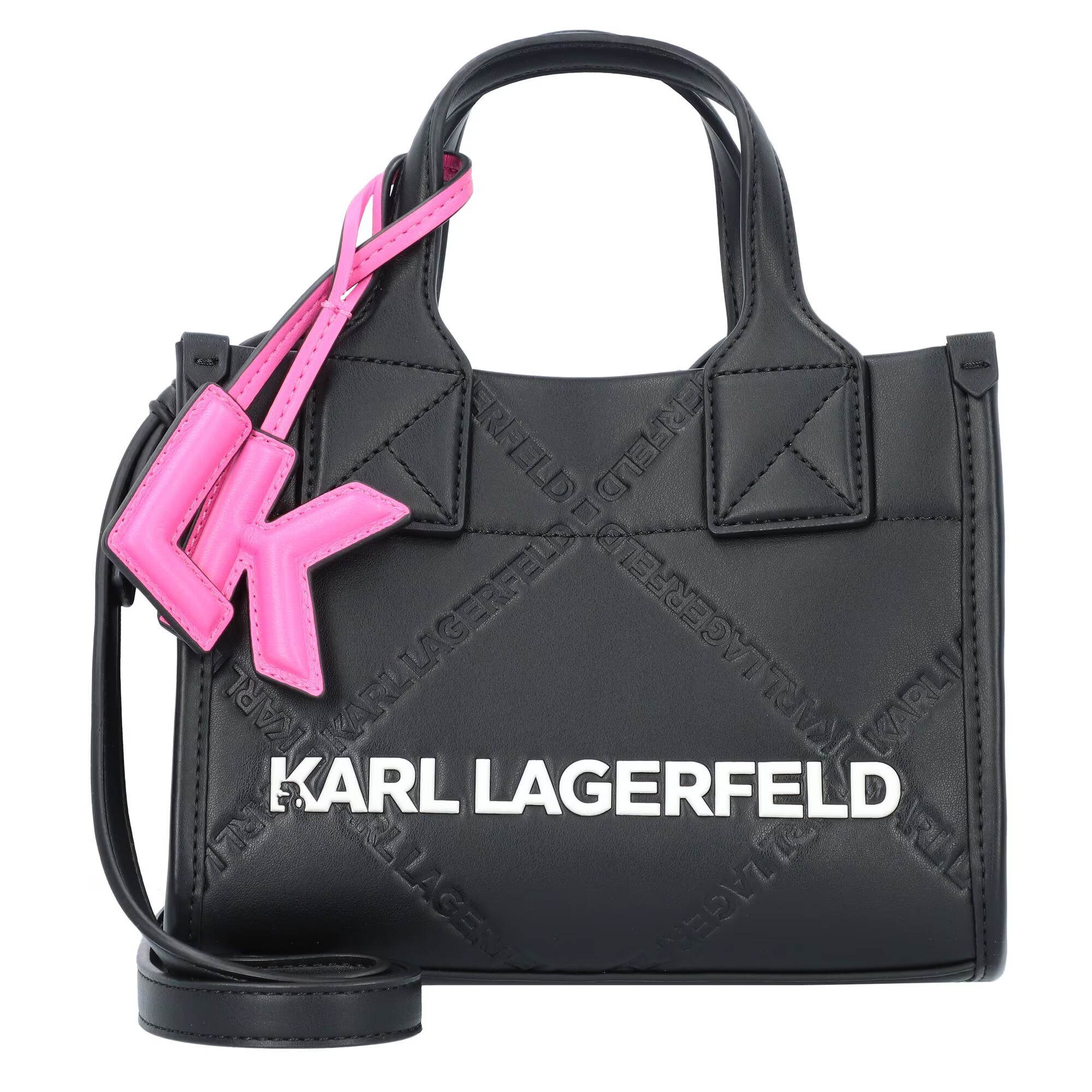 Karl Lagerfeld Poșete 'Skuare' roz / negru / alb - Pled.ro