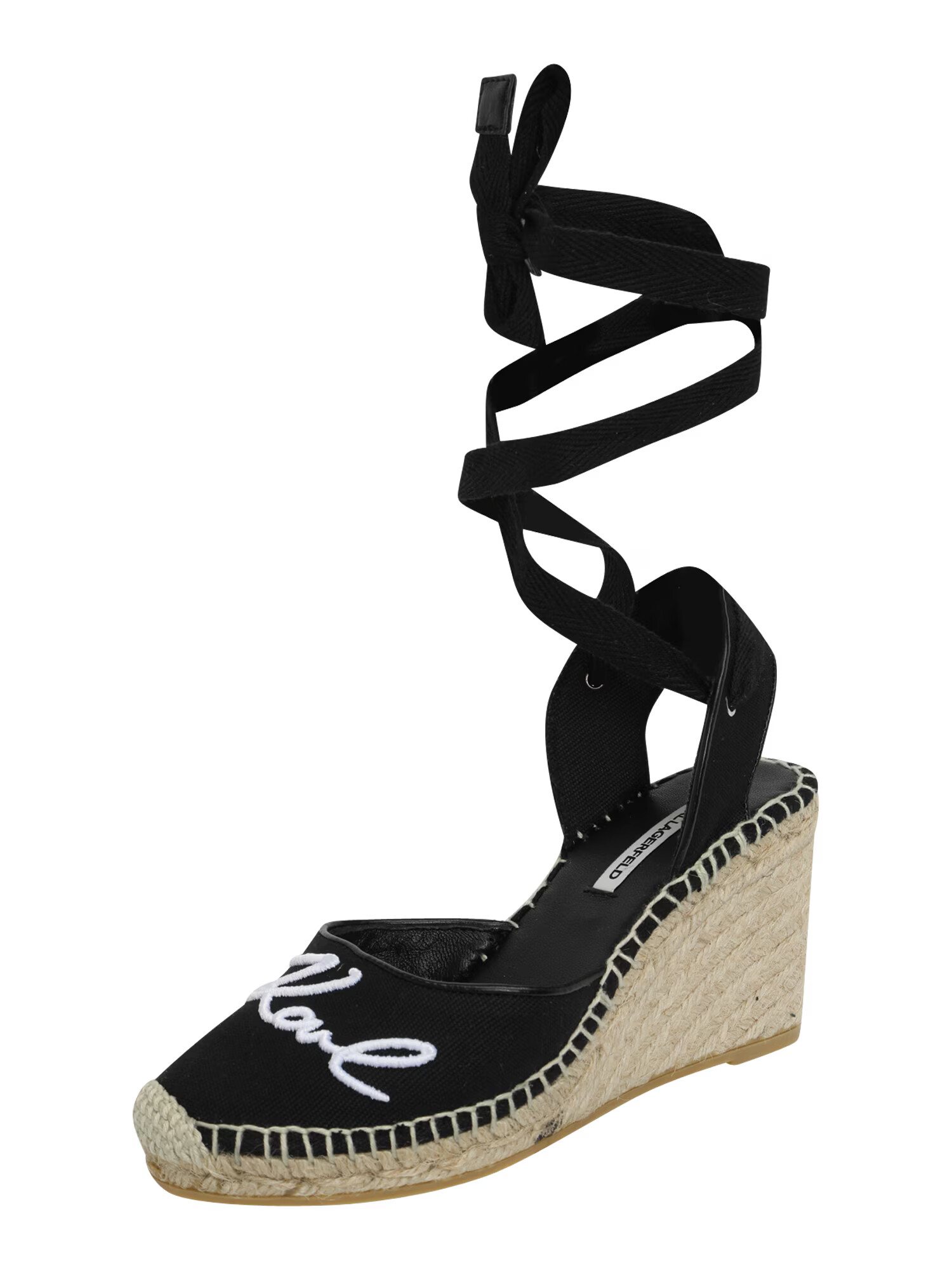 Karl Lagerfeld Pumps 'KAMINI' negru / alb - Pled.ro