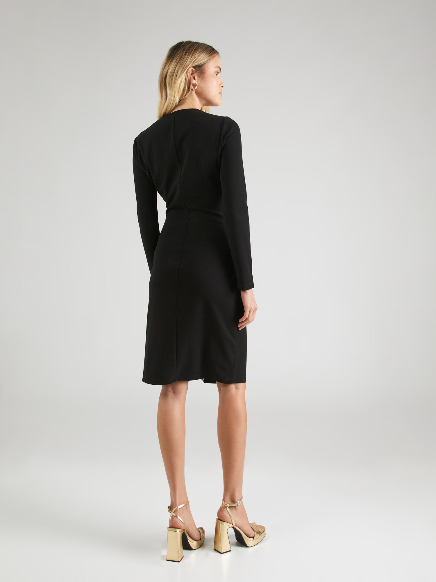 Karl Lagerfeld Rochie auriu / negru - Pled.ro