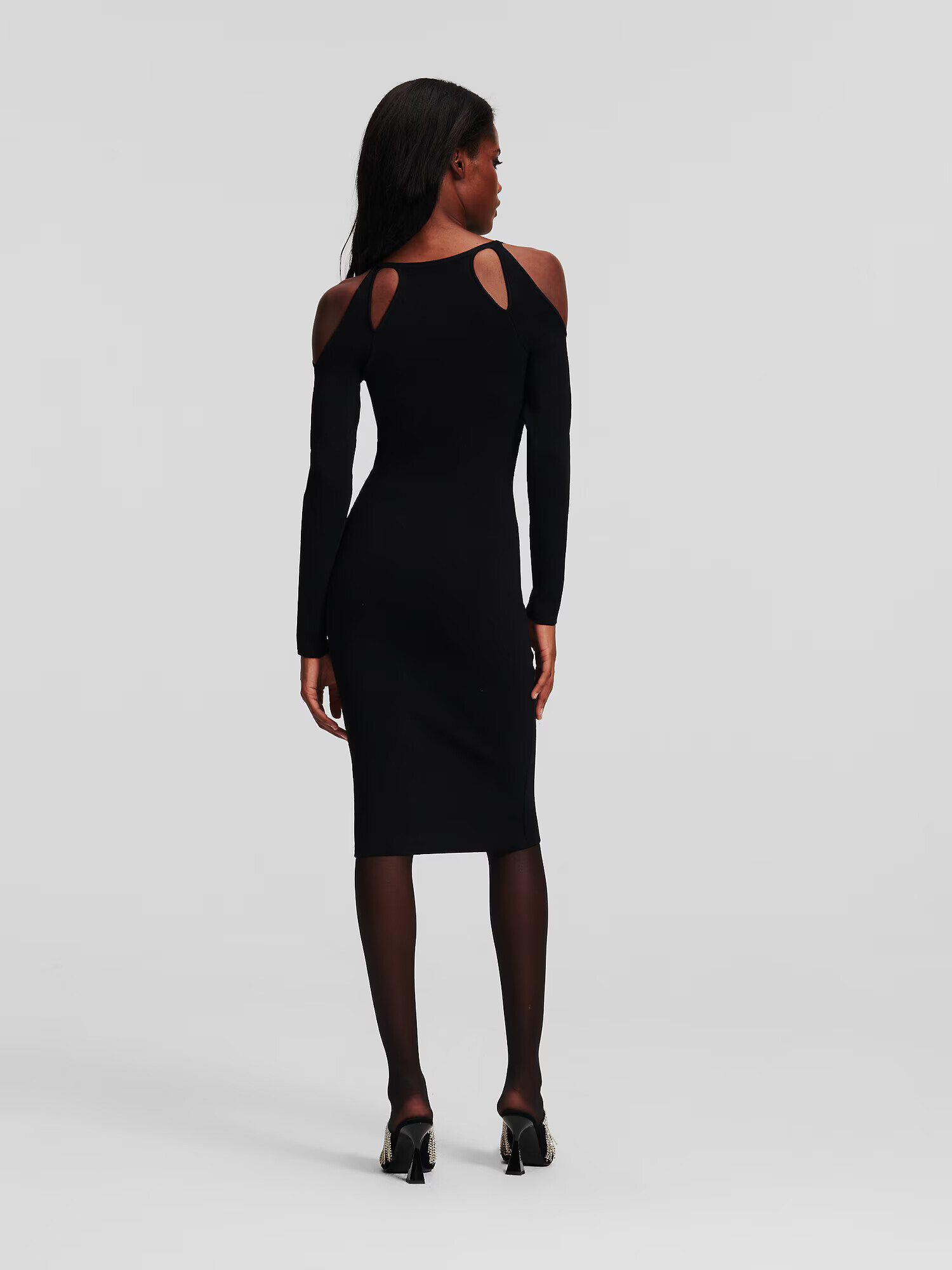 Karl Lagerfeld Rochie negru - Pled.ro