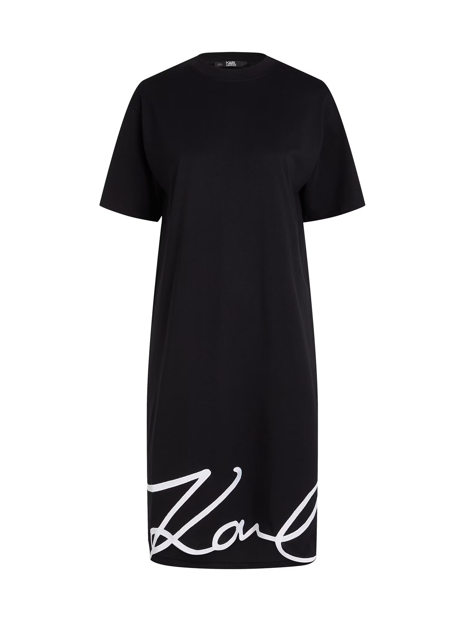 Karl Lagerfeld Rochie negru / alb - Pled.ro