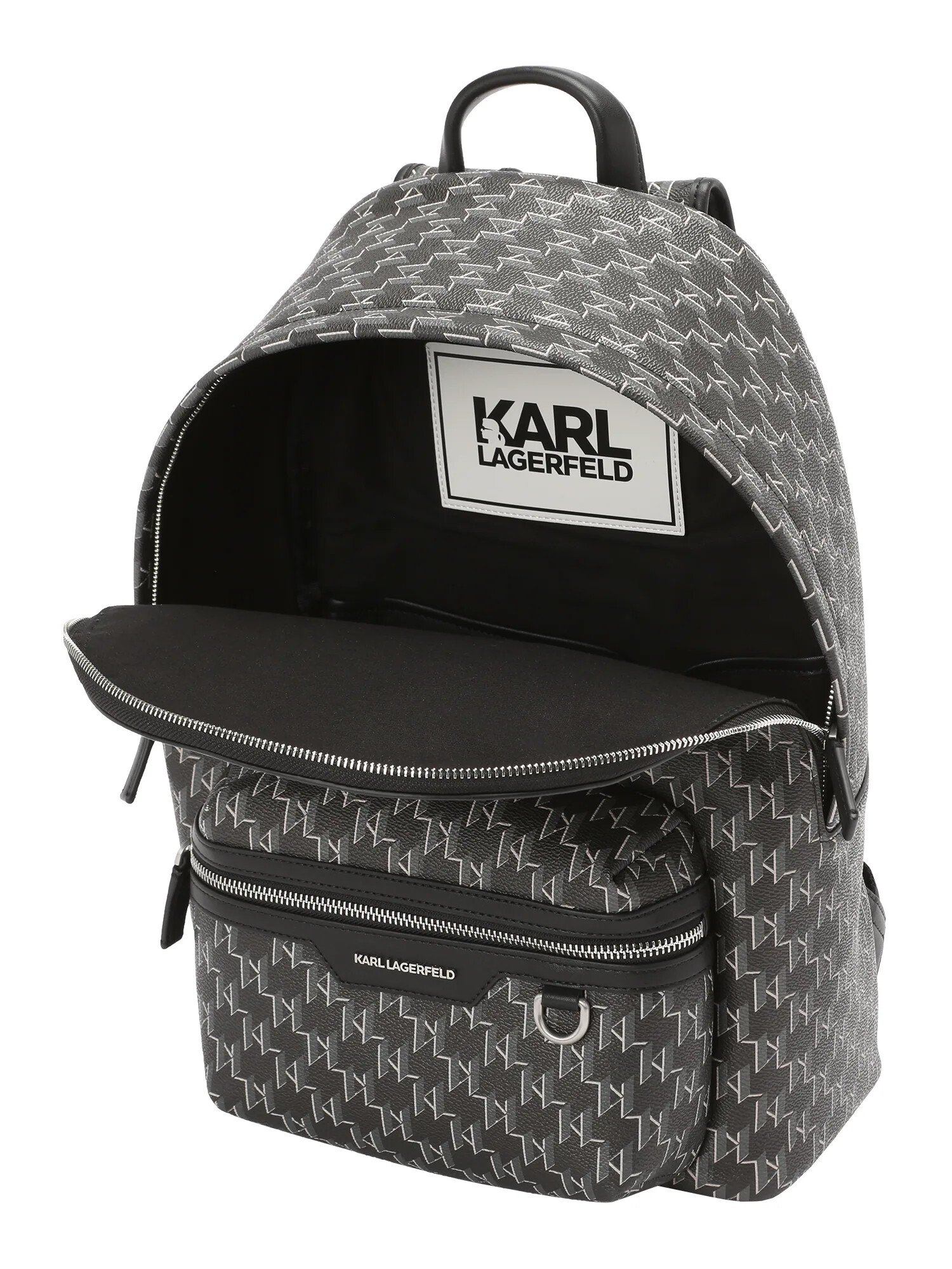 Karl Lagerfeld Rucsac gri / gri închis / negru - Pled.ro