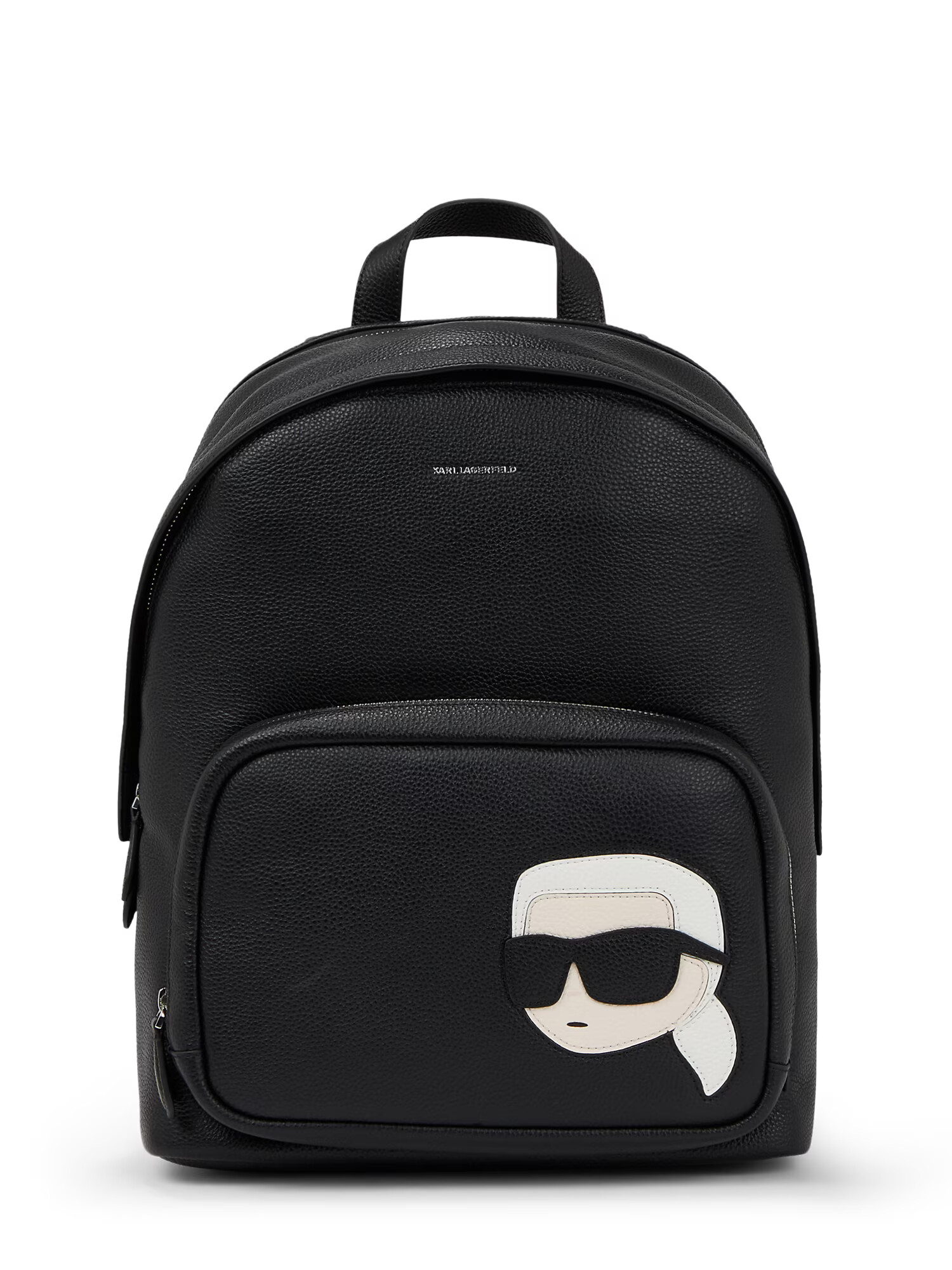 Karl Lagerfeld Rucsac 'Ikonik 2.0' bej / negru / alb - Pled.ro