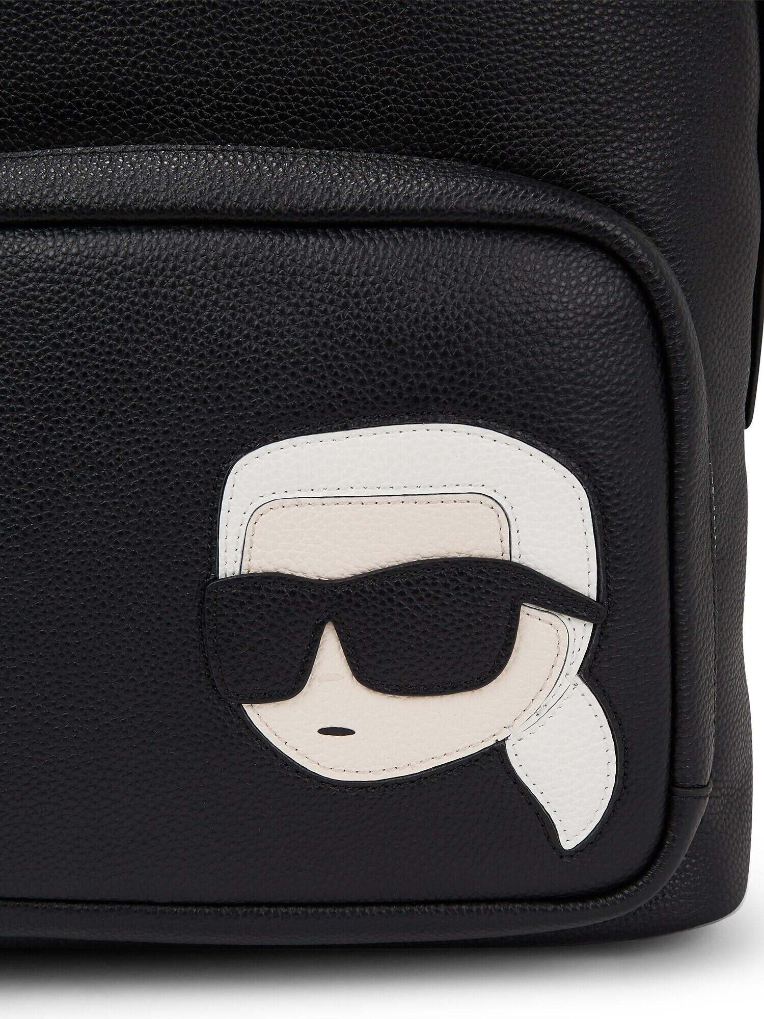 Karl Lagerfeld Rucsac 'Ikonik 2.0' bej / negru / alb - Pled.ro