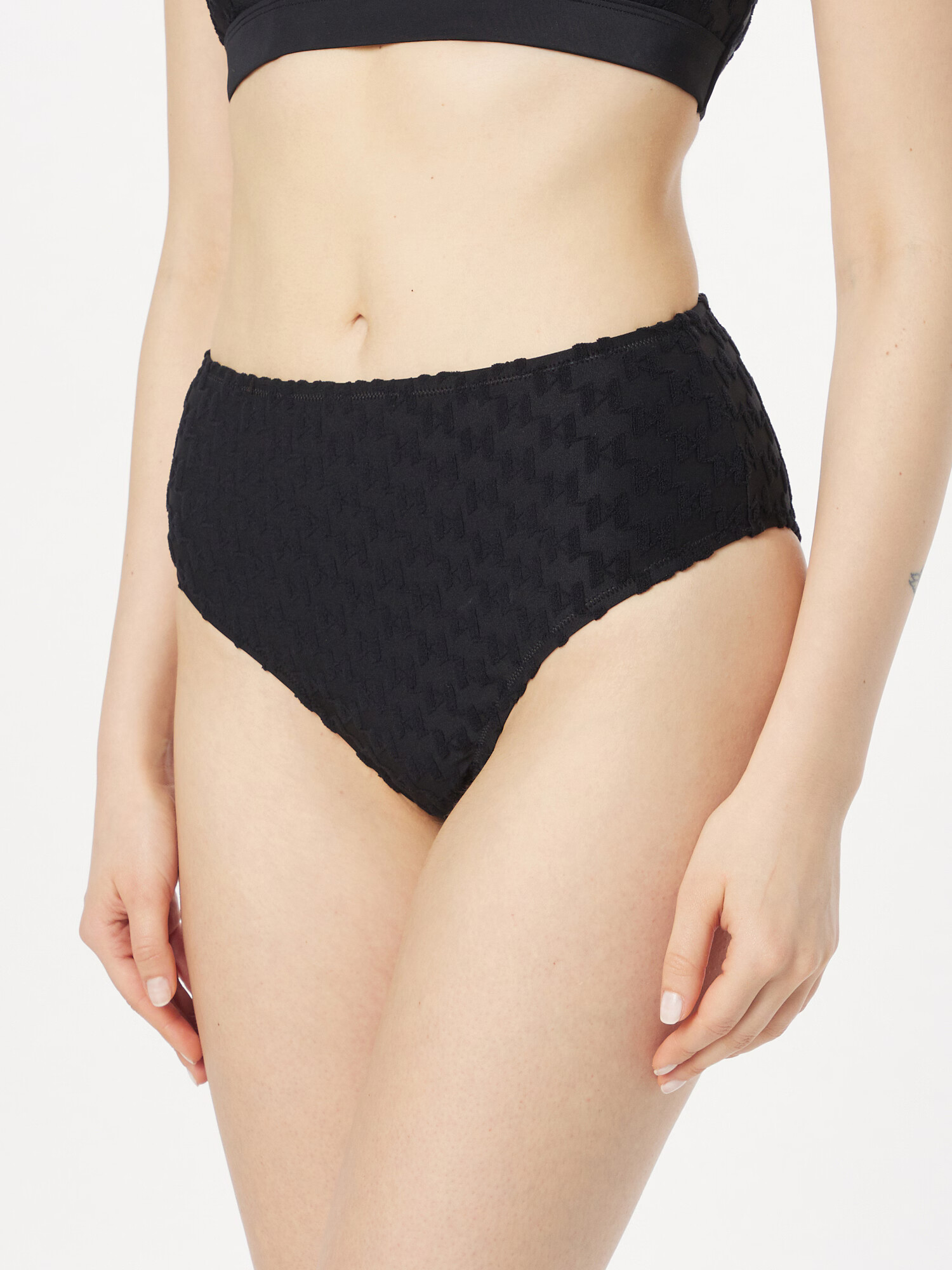 Karl Lagerfeld Slip costum de baie negru - Pled.ro