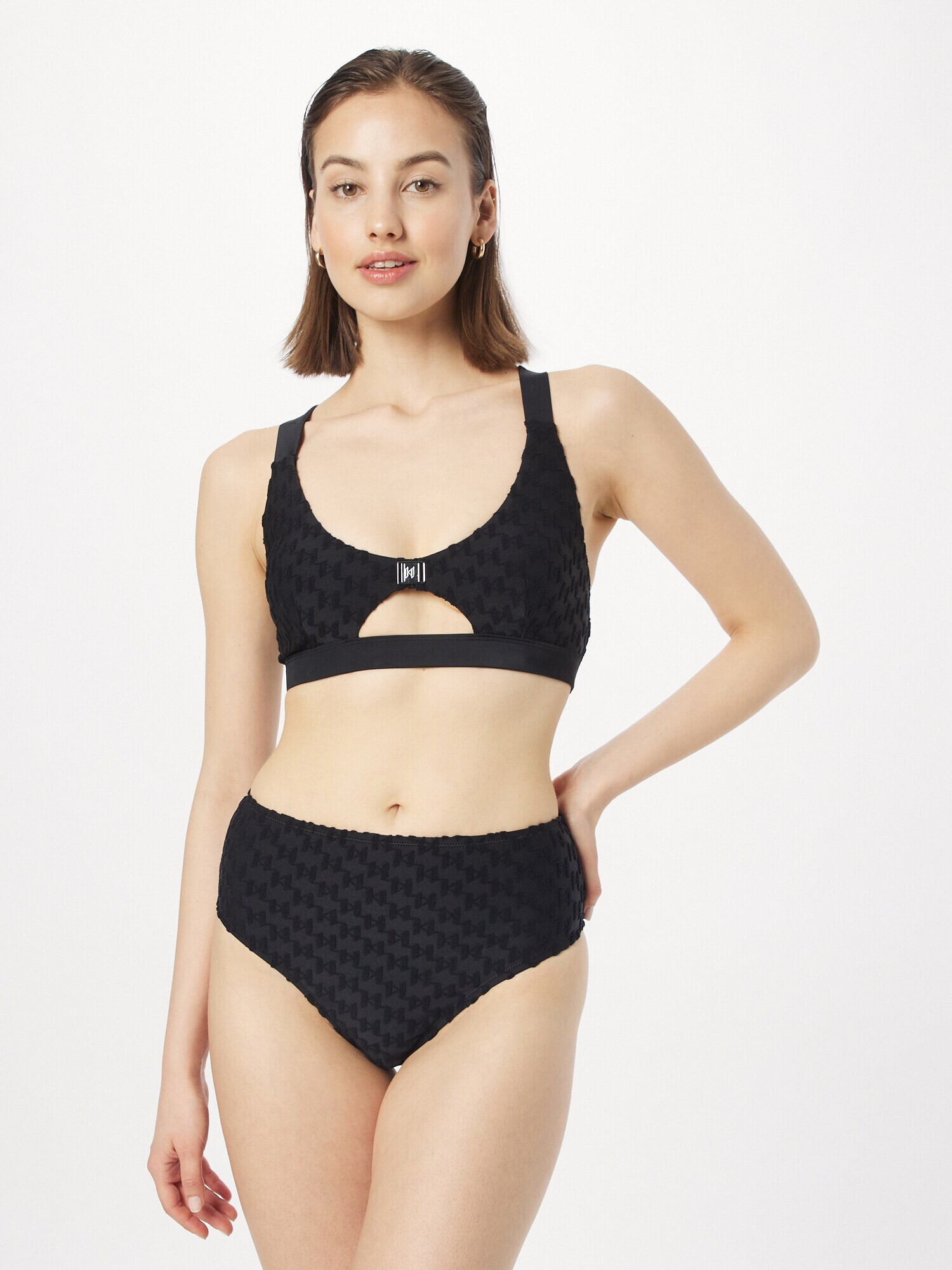 Karl Lagerfeld Slip costum de baie negru - Pled.ro