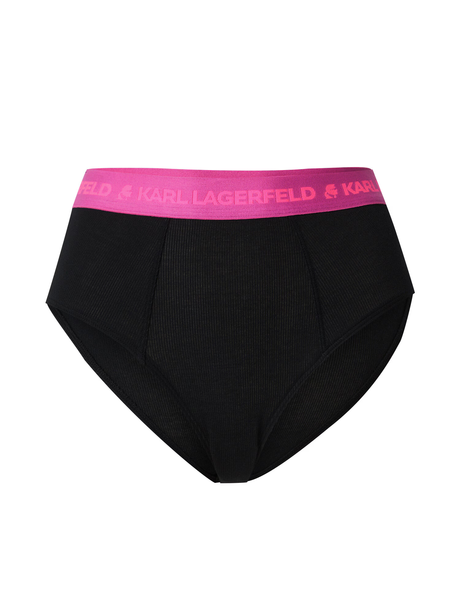 Karl Lagerfeld Slip fucsia / roz neon / negru - Pled.ro