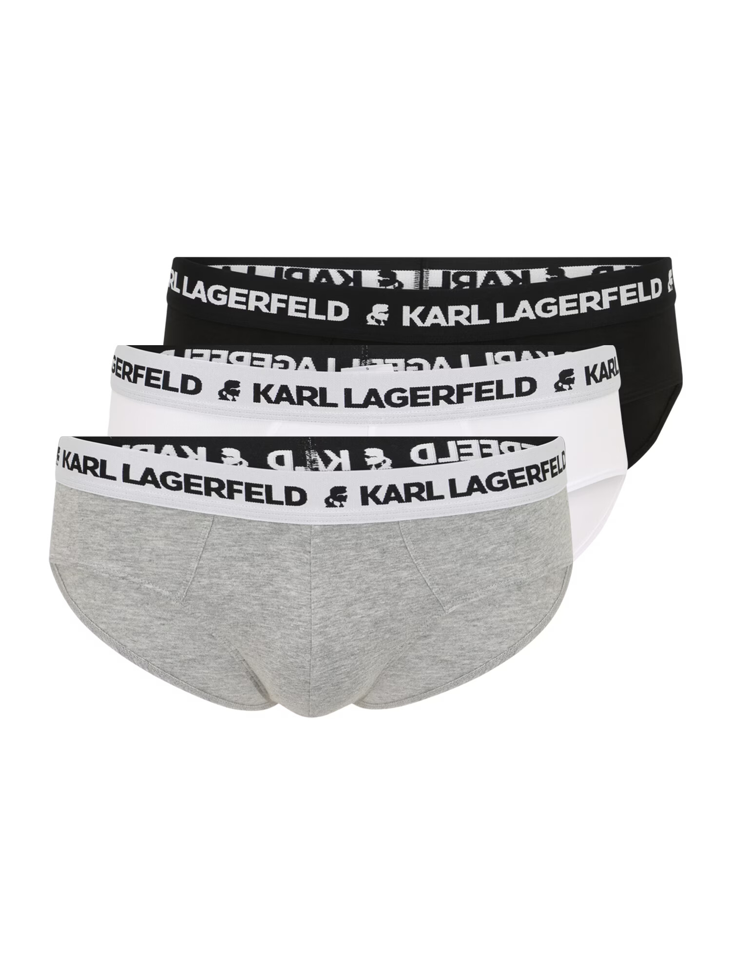 Karl Lagerfeld Slip gri amestecat / negru / alb - Pled.ro