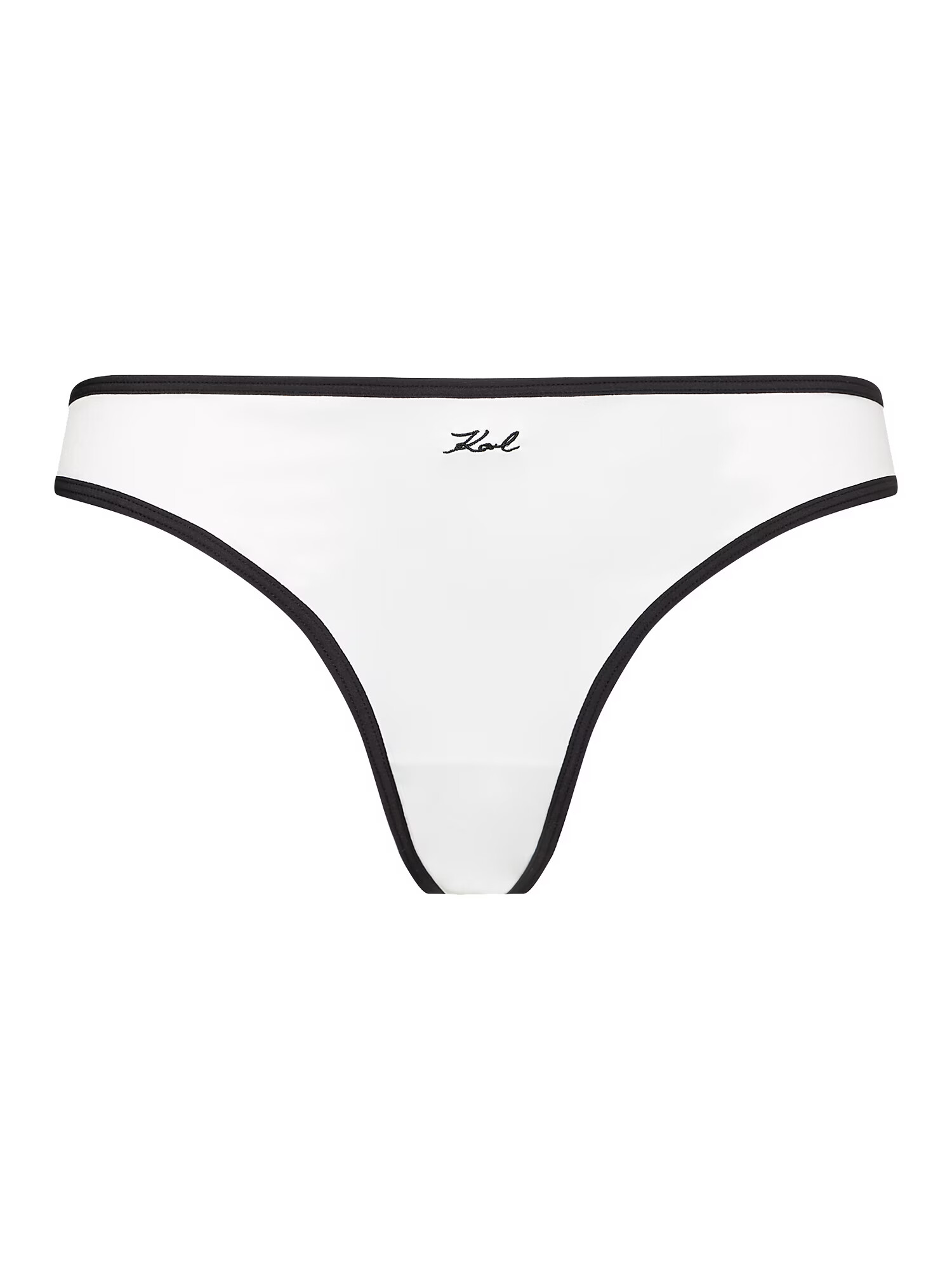 Karl Lagerfeld Slip negru / alb - Pled.ro