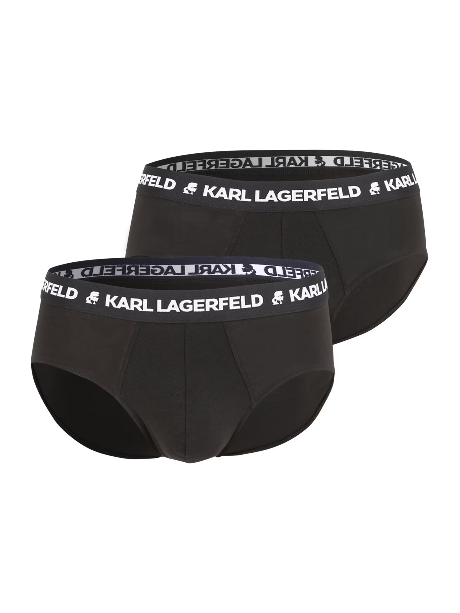 Karl Lagerfeld Slip negru / alb - Pled.ro