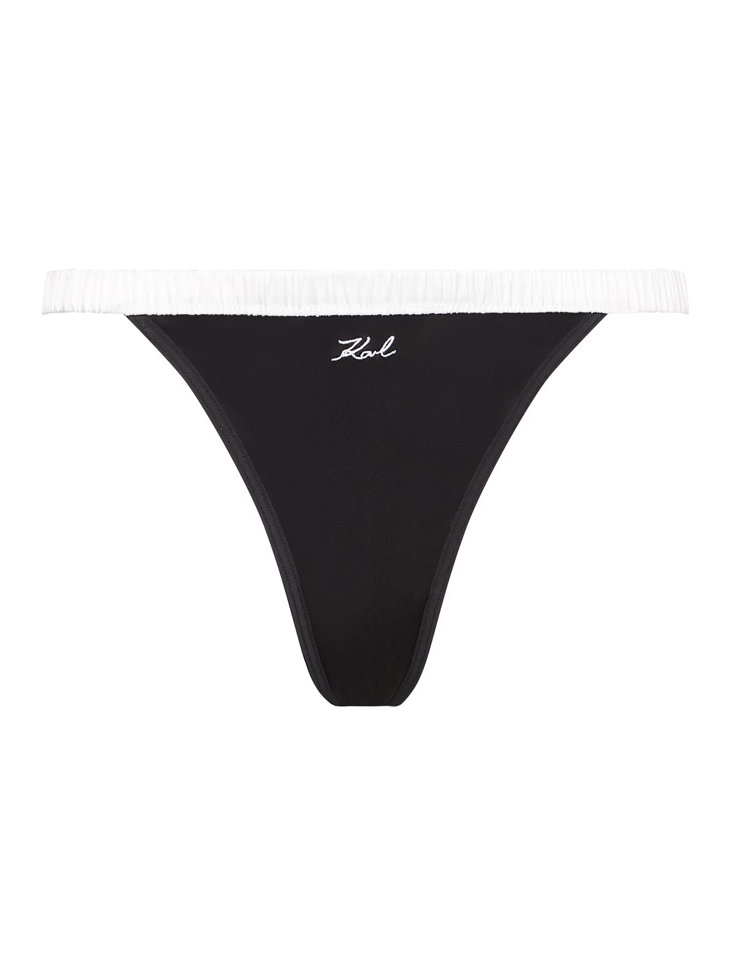 Karl Lagerfeld Tanga negru / alb - Pled.ro