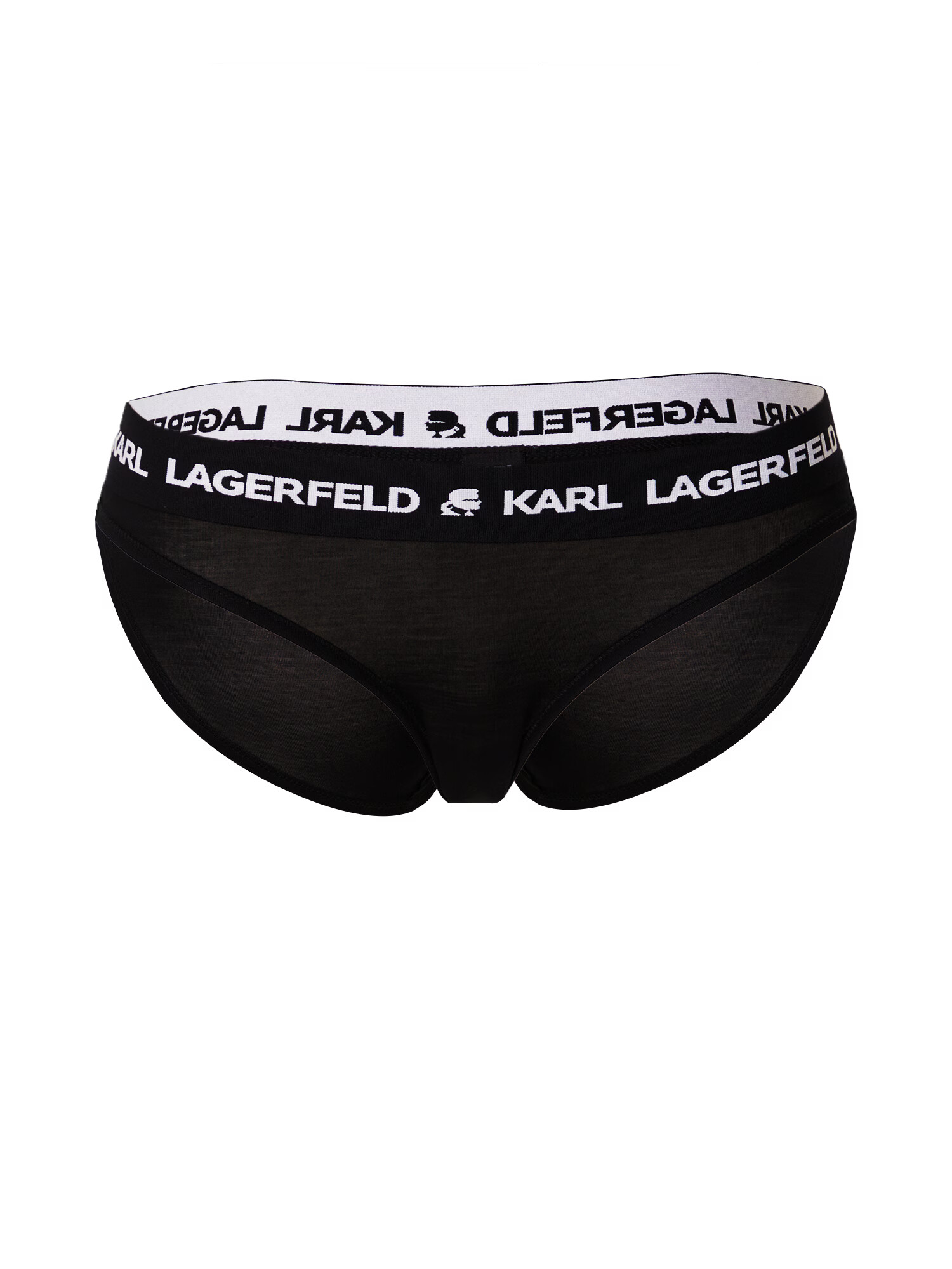 Karl Lagerfeld Slip negru / alb - Pled.ro