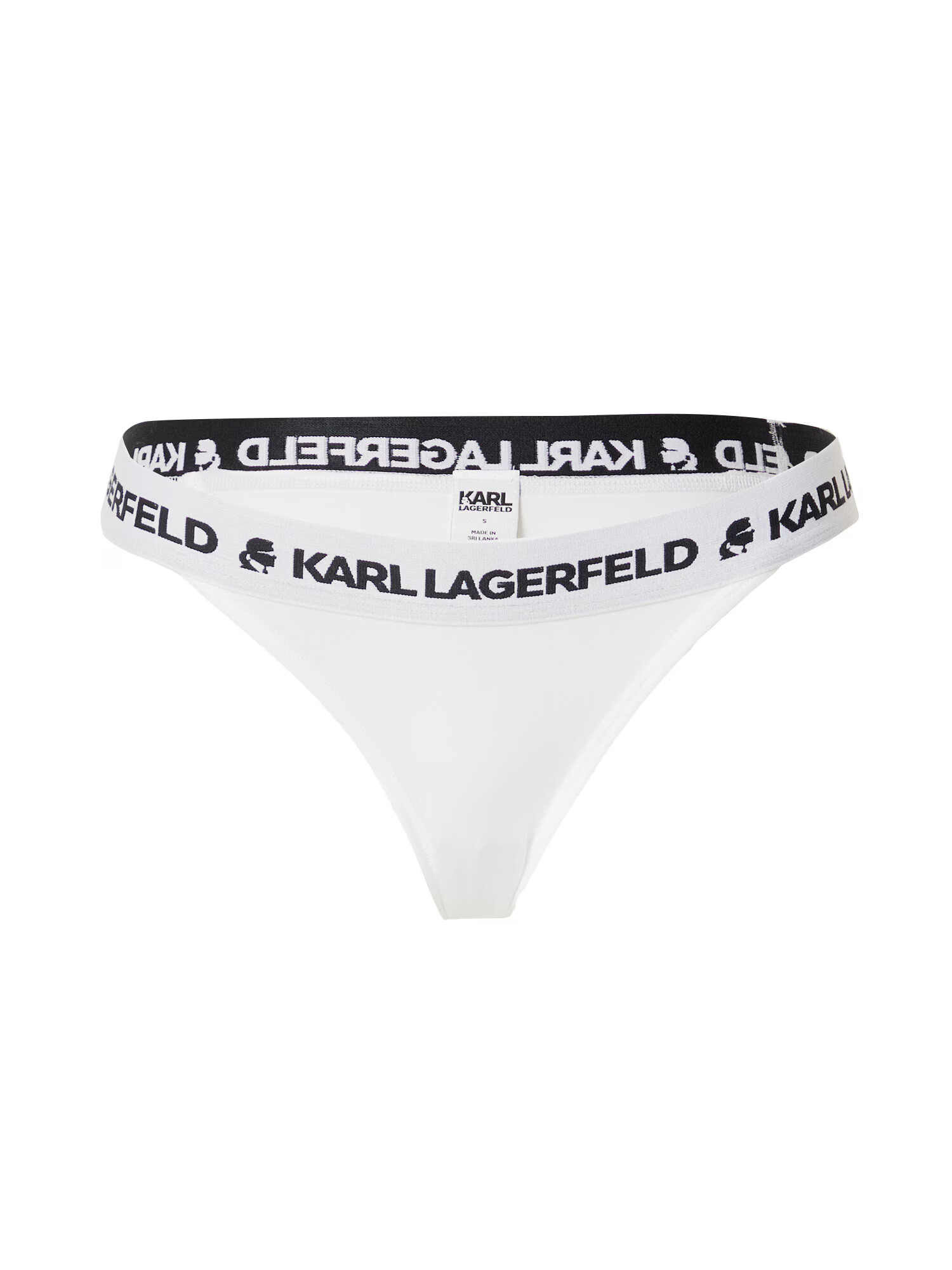 Karl Lagerfeld Slip negru / alb - Pled.ro