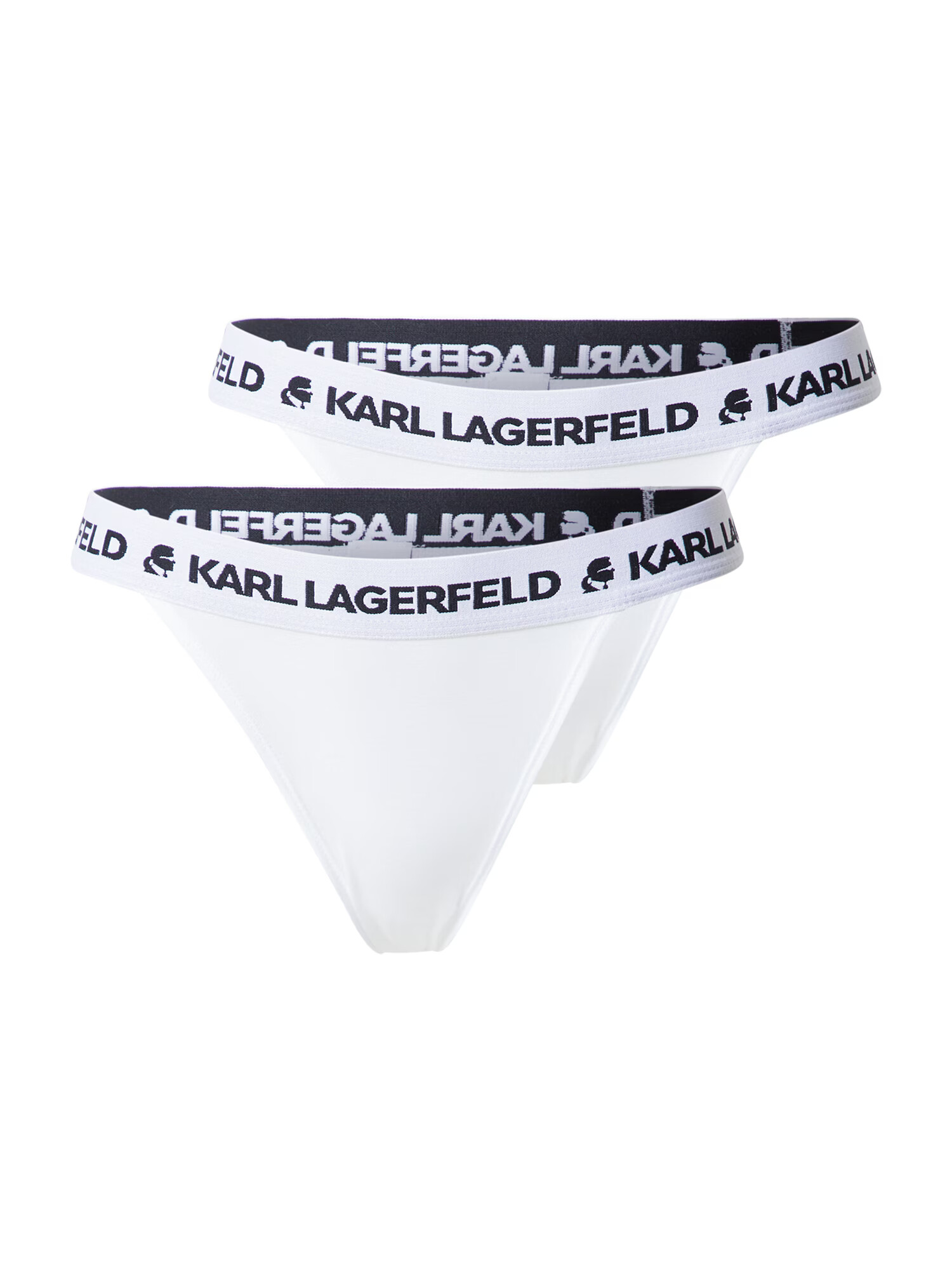 Karl Lagerfeld Slip negru / alb - Pled.ro