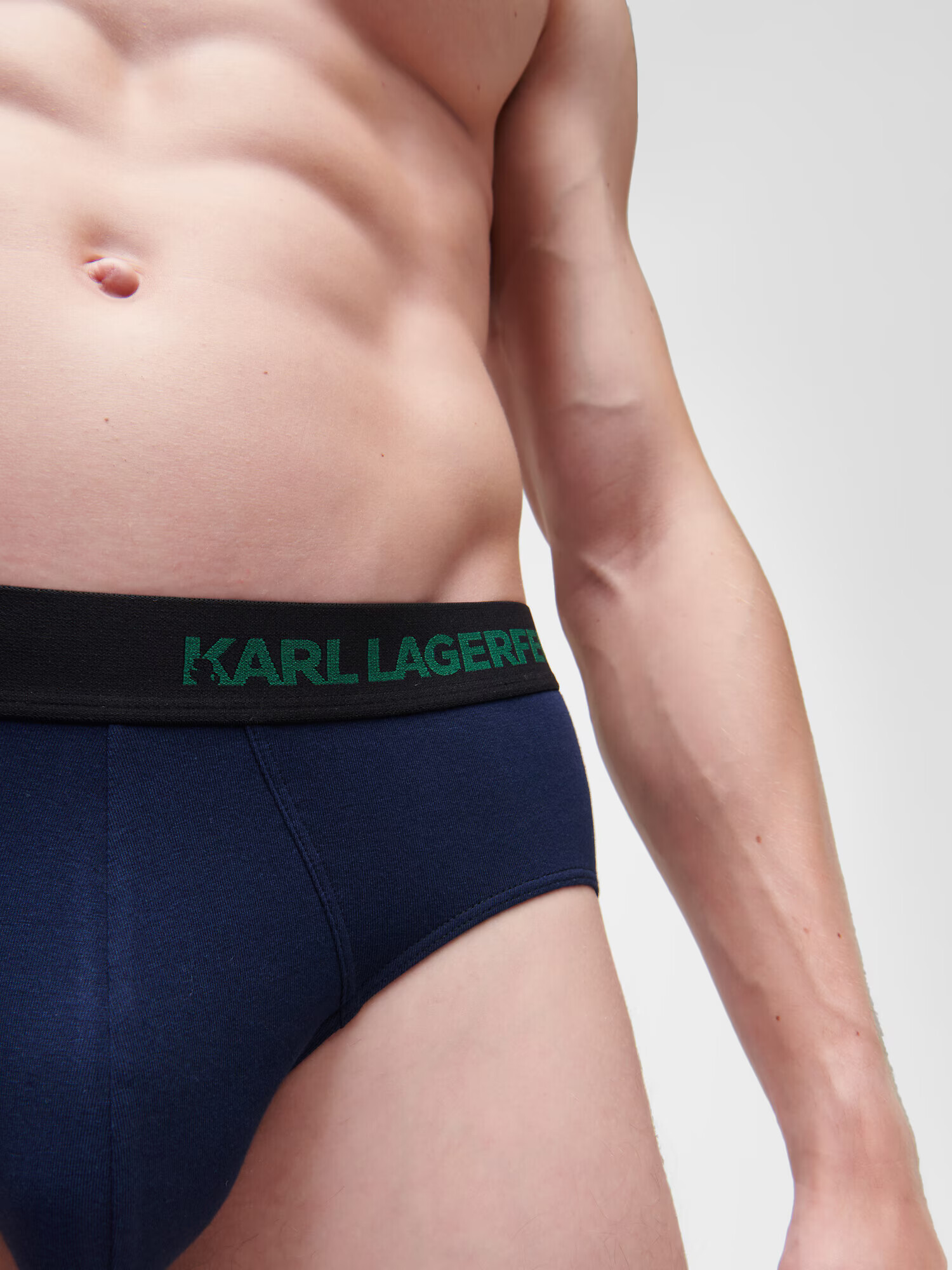 Karl Lagerfeld Slip verde / roșu / negru - Pled.ro